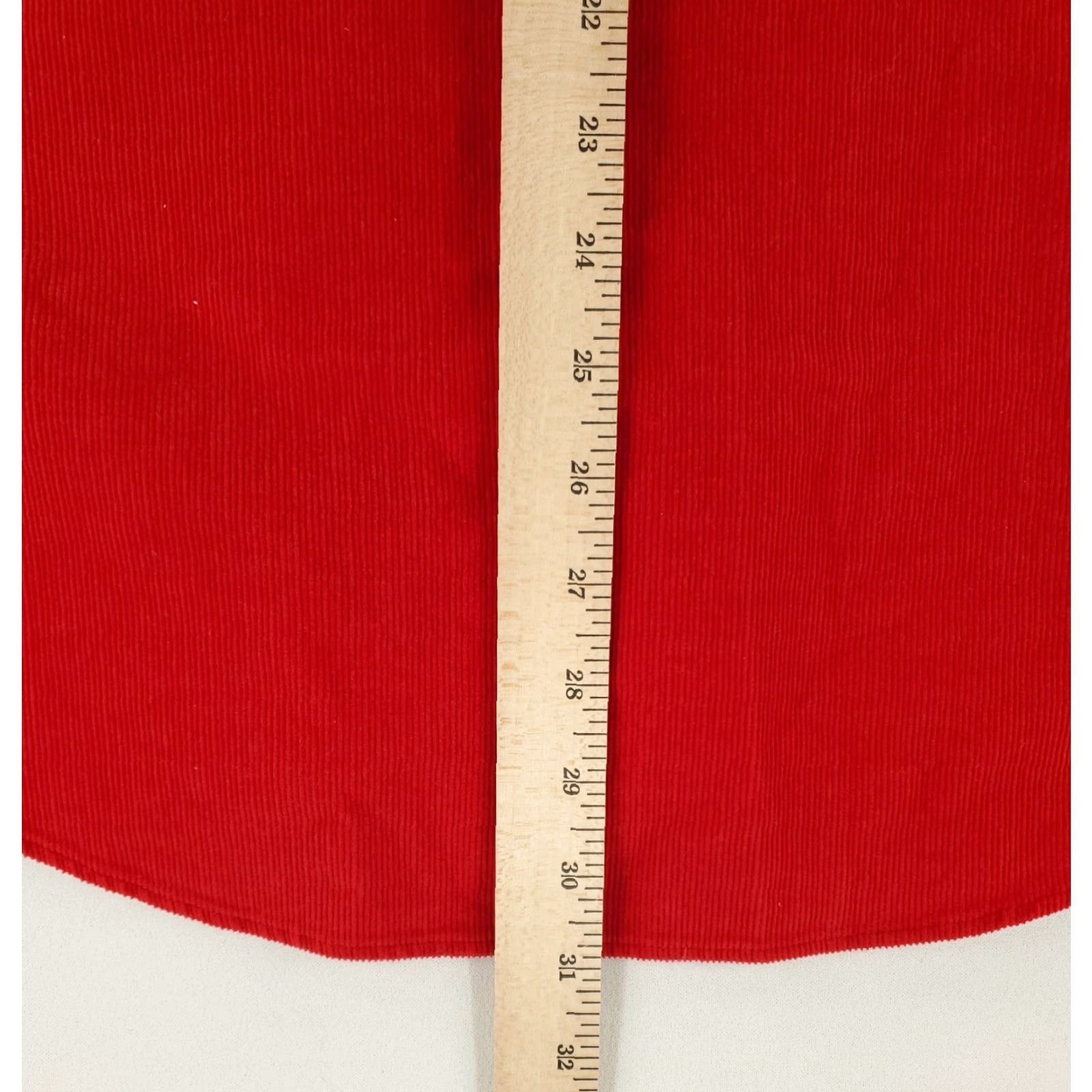 Ralph Lauren Ralph Lauren Shirt Corduroy Button Down Custom Fit Red Long Sleeve Mens XL Size US XL / EU 56 / 4 - 6 Thumbnail