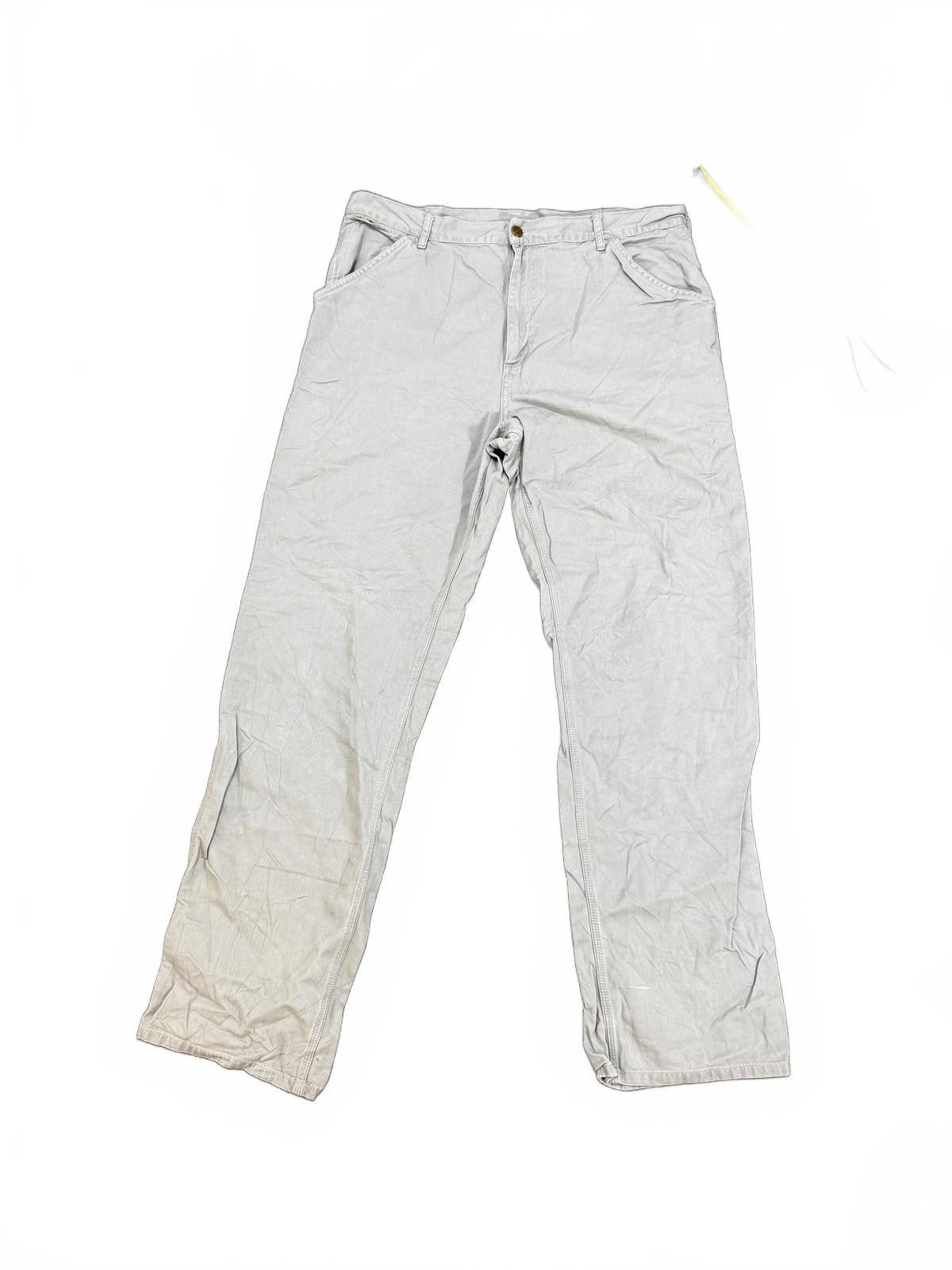 Carhartt Carhartt Men's Work Pants Beige 38X34 Size US 38 / EU 54 - 3 Thumbnail