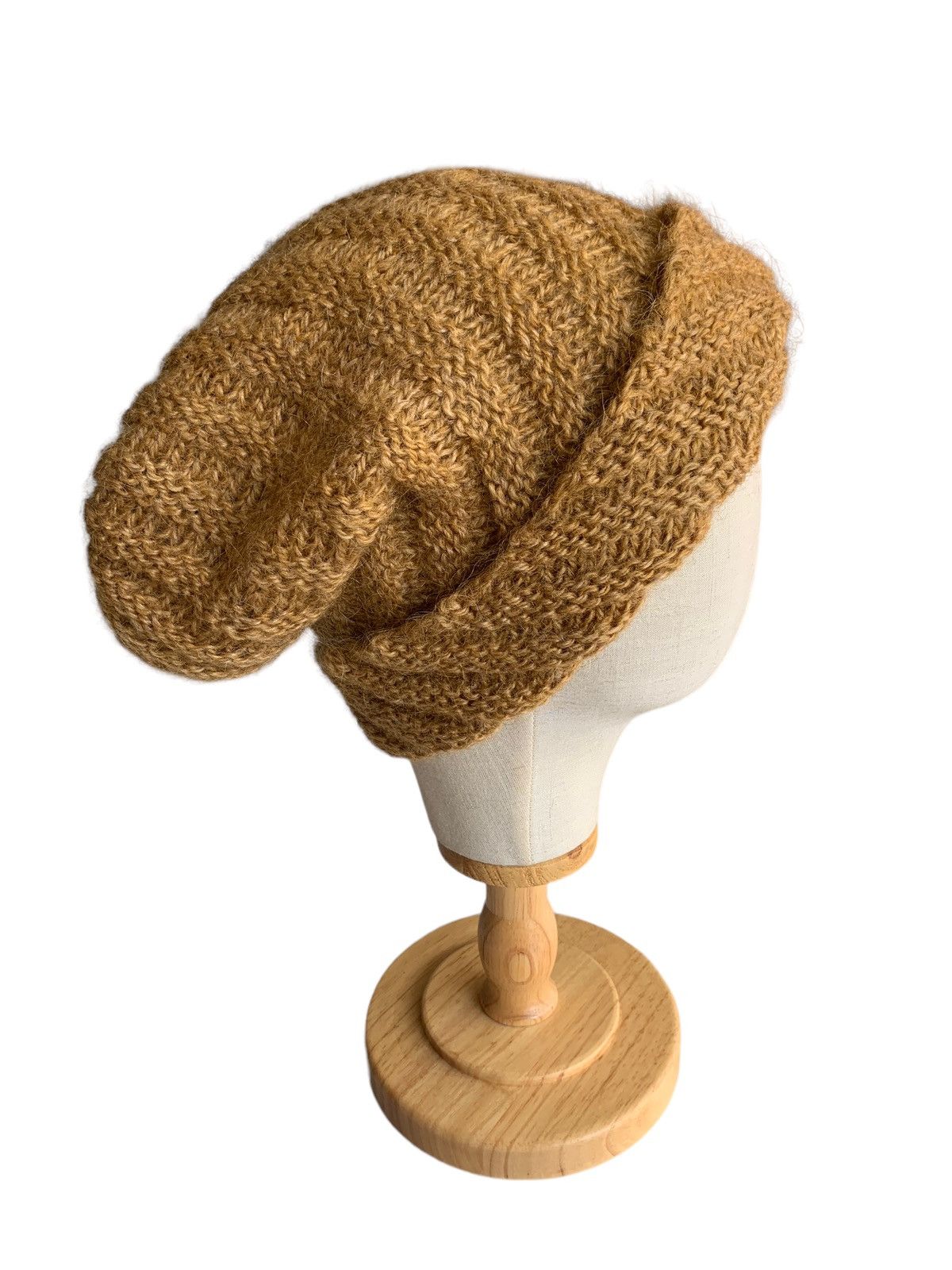 Japanese Brand × Kapital × Vintage Hippies Style Slouchy Fur Knitted Long Beanie Hats Size ONE SIZE - 1 Thumbnail