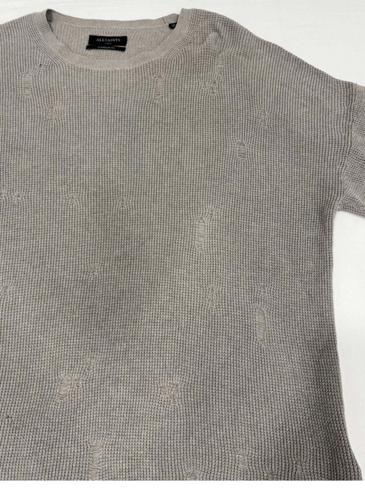 Allsaints ALLSAINTS FORRAM SS CREW Short Sleeve Sweater Oversized Size US L / EU 52-54 / 3 - 3 Thumbnail