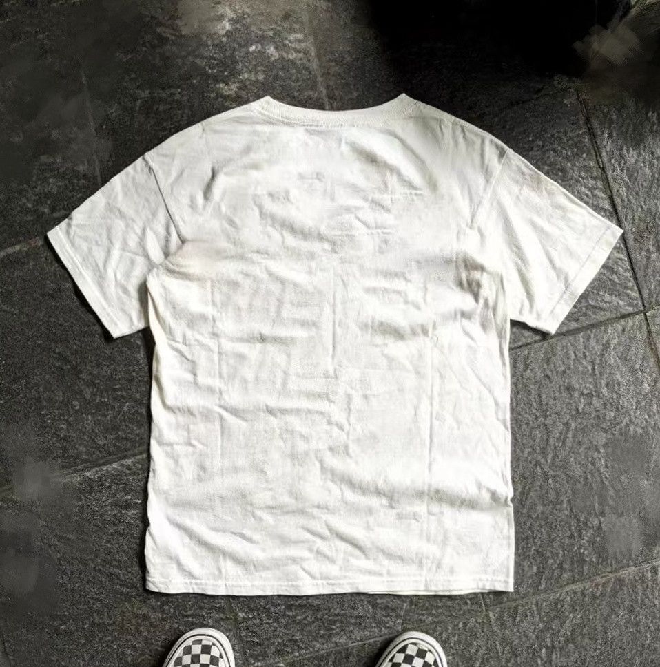 Japanese Brand White retro cute cat print cotton t-shirt Size US M / EU 48-50 / 2 - 2 Thumbnail