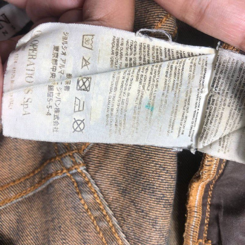 Armani × Jean × Vintage Vintage Armani Distressed Denim Jeans Size US 33 - 13 Thumbnail