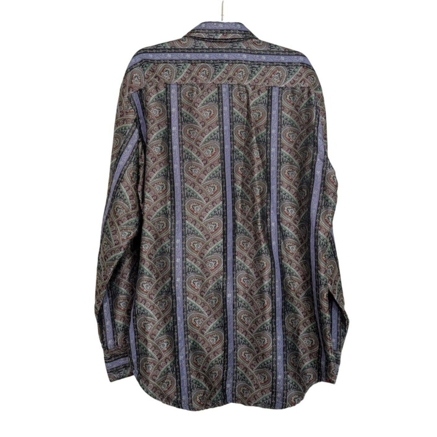 Robert Graham Robert Graham Limited Edition Silk Shirt Mens Size Medium Size US M / EU 48-50 / 2 - 9 Thumbnail