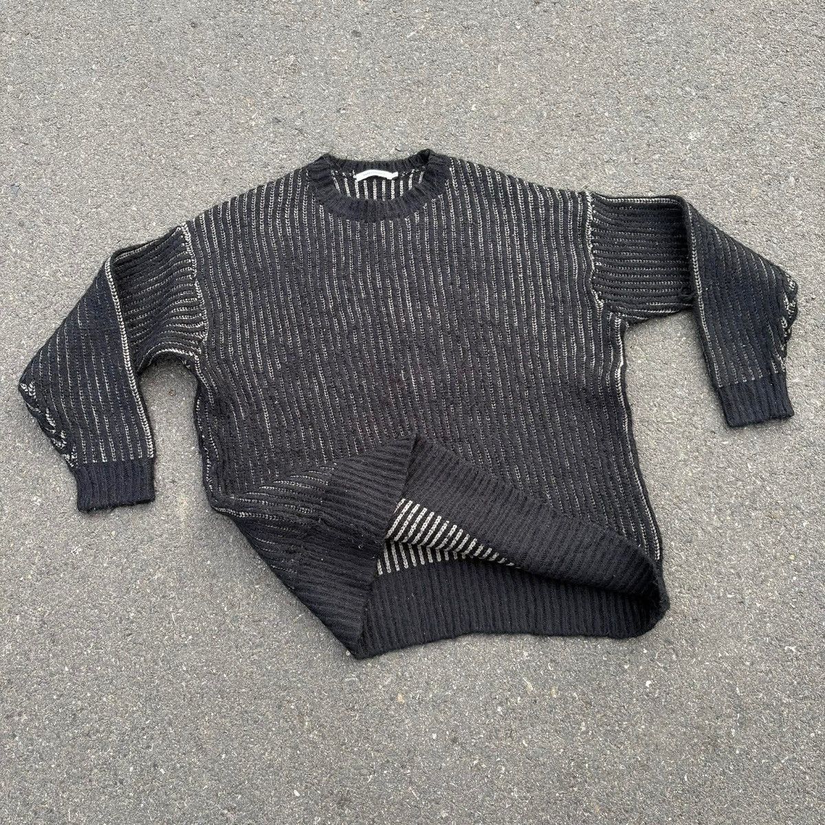 Japanese Brand AMERICAN HOLIC Textured Knit Sweater Minimal Japanese Brand Size US XL / EU 56 / 4 - 2 Thumbnail