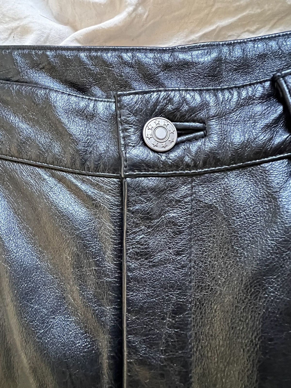 Wilsons Leather Black Genuine Leather Wilsons Women Pants Size 34" / US 12 / IT 48 - 2 Thumbnail