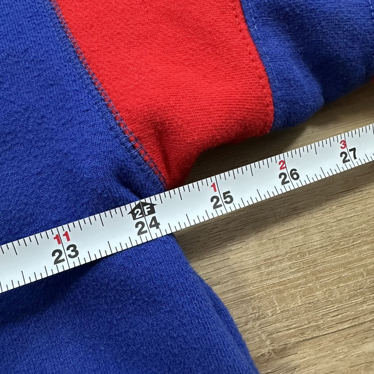 Other Vintage 90s Kansas Jayhawks Red and Blue Embroidered Hoodie Size US XL / EU 56 / 4 - 8 Thumbnail
