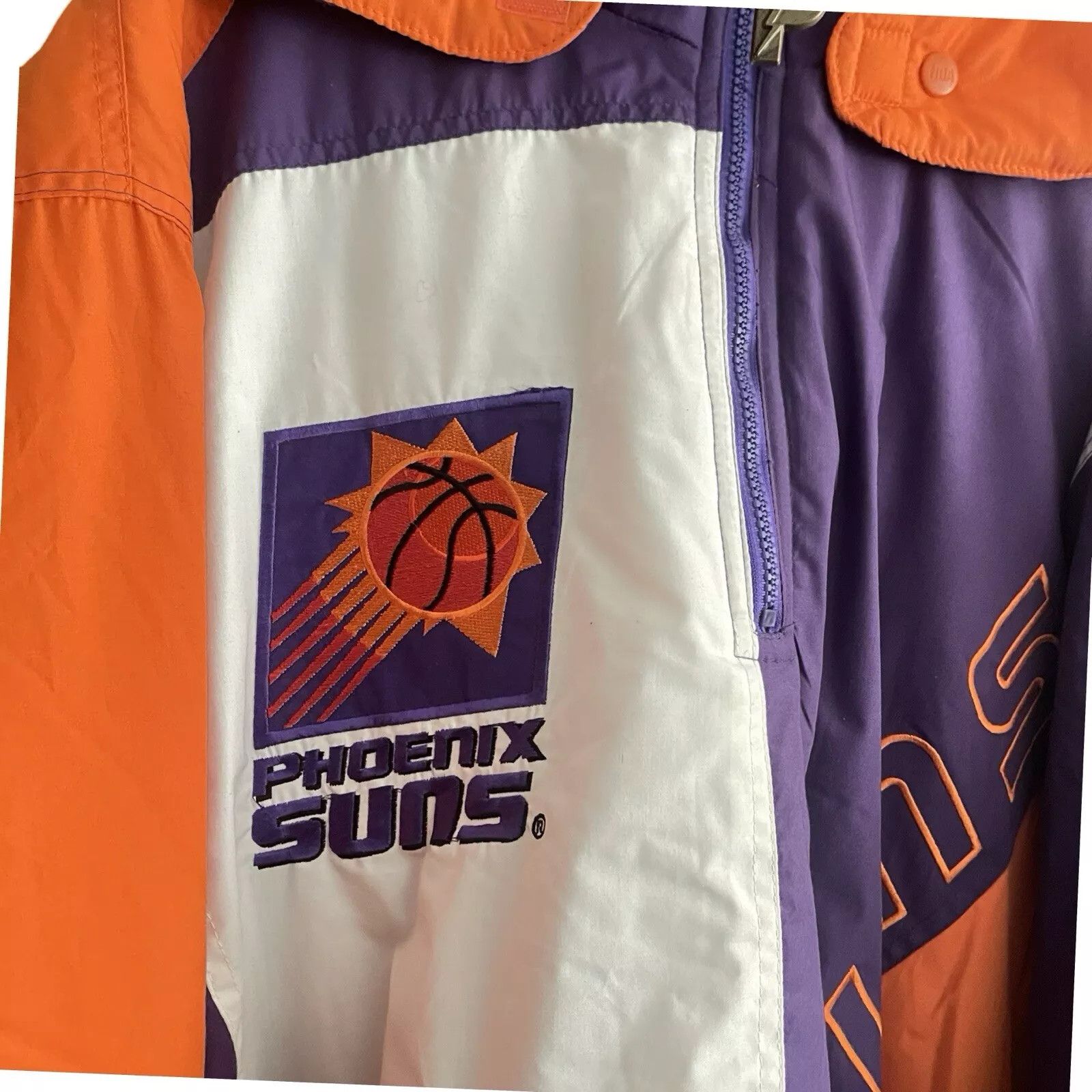 NBA × Pro Player × Vintage Pro Player Starter Phoenix Suns Quarter-Zip Jacket Men’s XL Size US XL / EU 56 / 4 - 5 Thumbnail