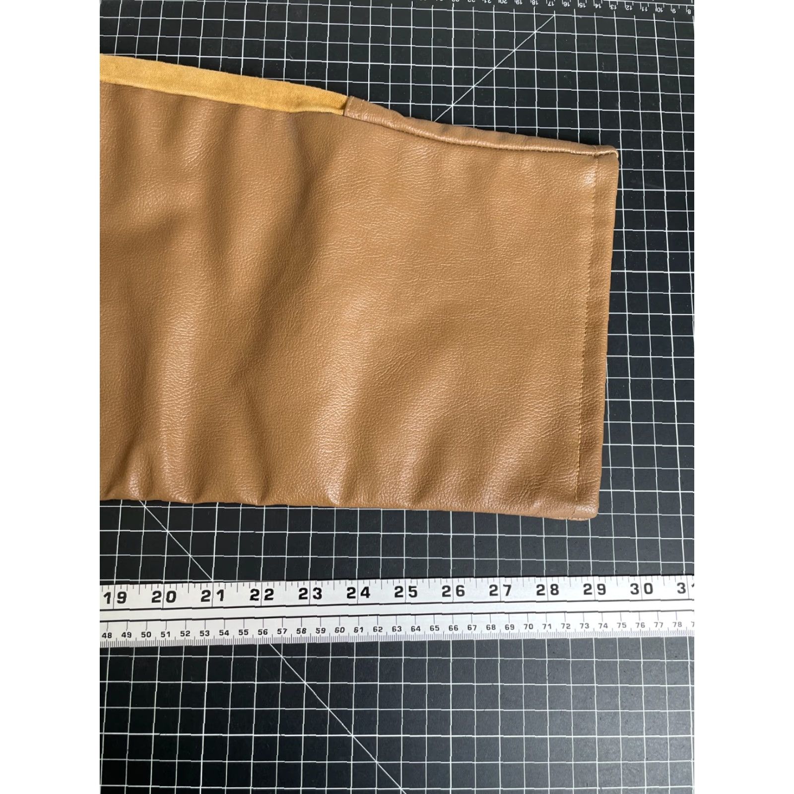 Vintage VINTAGE RedHead Workwear Pants Mens 36 x 29 Brown Canvas Leather 70s Talon Zip 80s Size US 36 / EU 52 - 6 Thumbnail