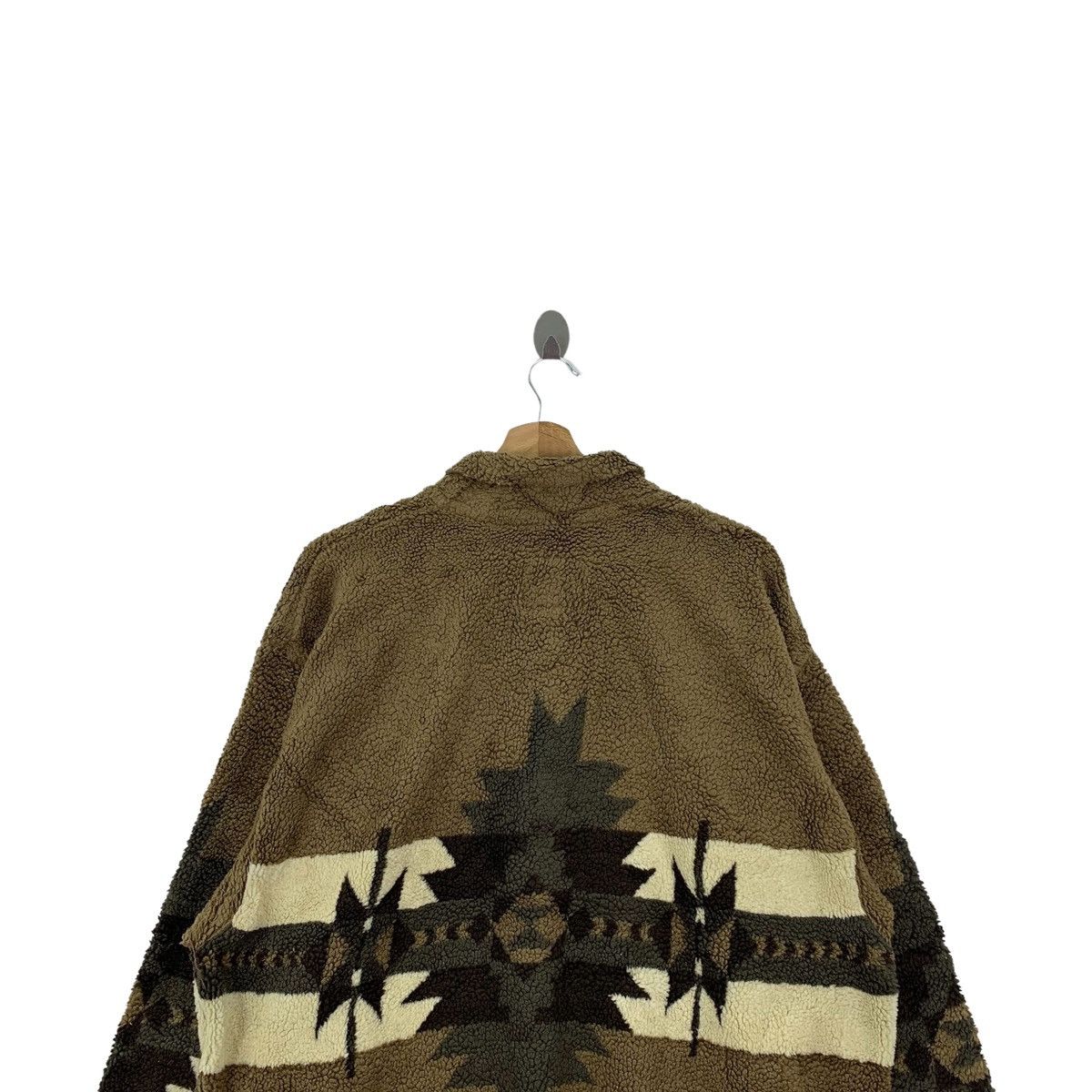 Vintage Vintage MUSKOKA LAKES Native Fleece Half Button Sweatshirt Size US L / EU 52-54 / 3 - 5 Thumbnail