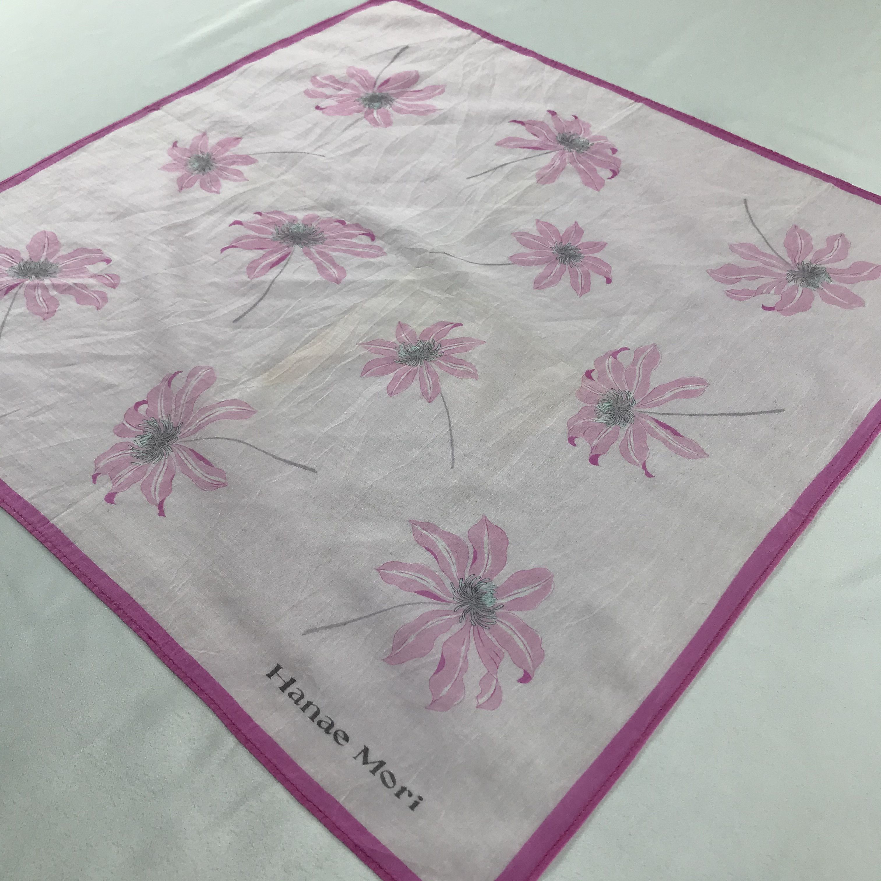 Hanae Mori × Vintage Hanae Mori Handkerchief / Neckerchief / Bandana Size ONE SIZE - 4 Thumbnail