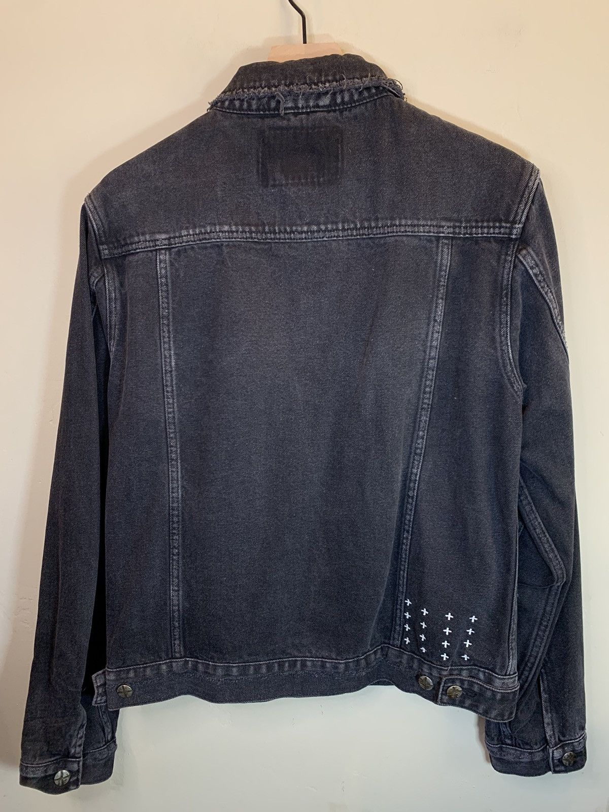 Designer × Ksubi *RARE* Ksubi Thrashed Distressed Faded Heavy Denim Jacket L Size US L / EU 52-54 / 3 - 2 Thumbnail