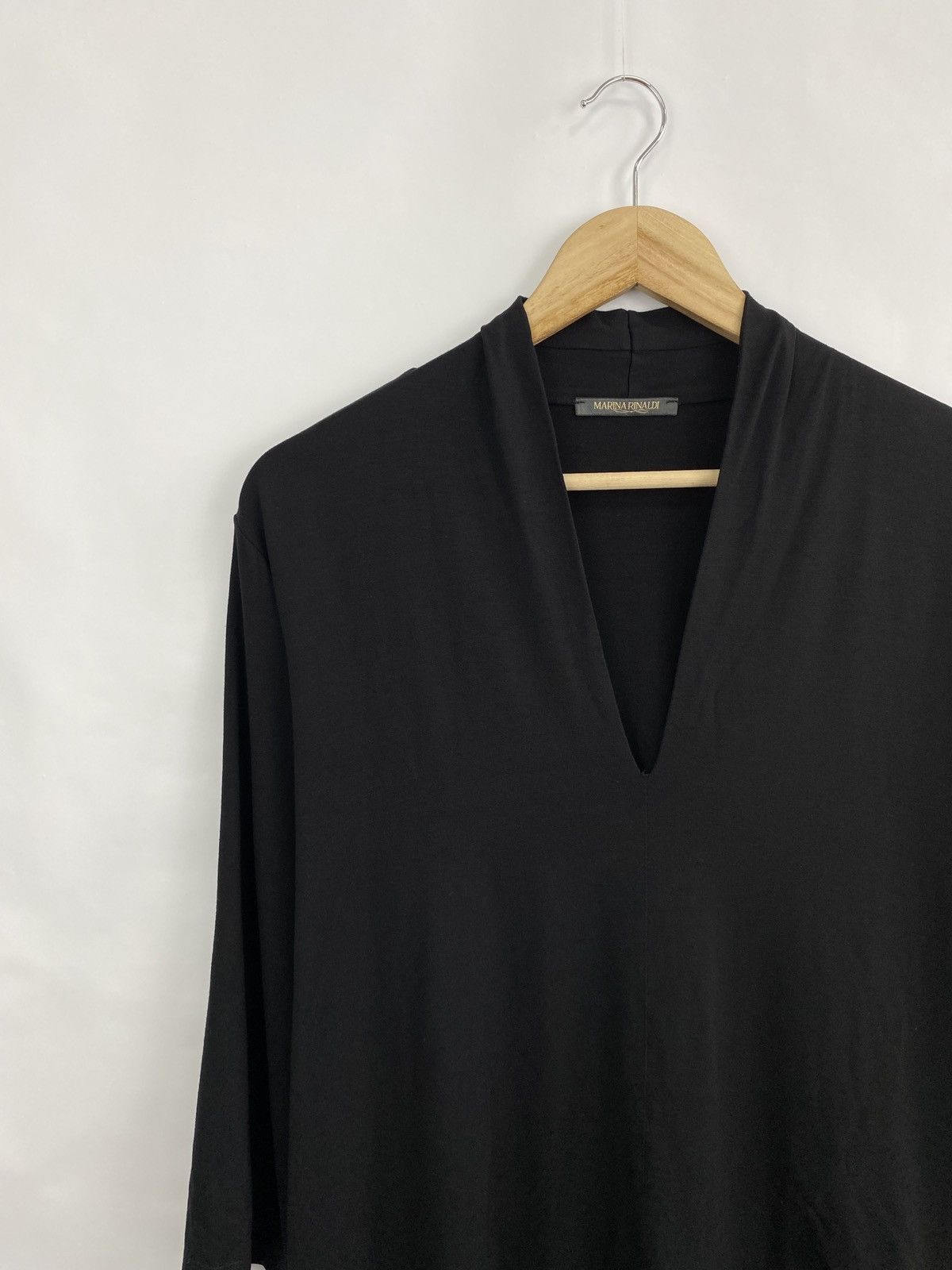 Designer 🇮🇹 Marina Rinaldi Blouse Retro Size L / US 10 / IT 46 - 3 Thumbnail