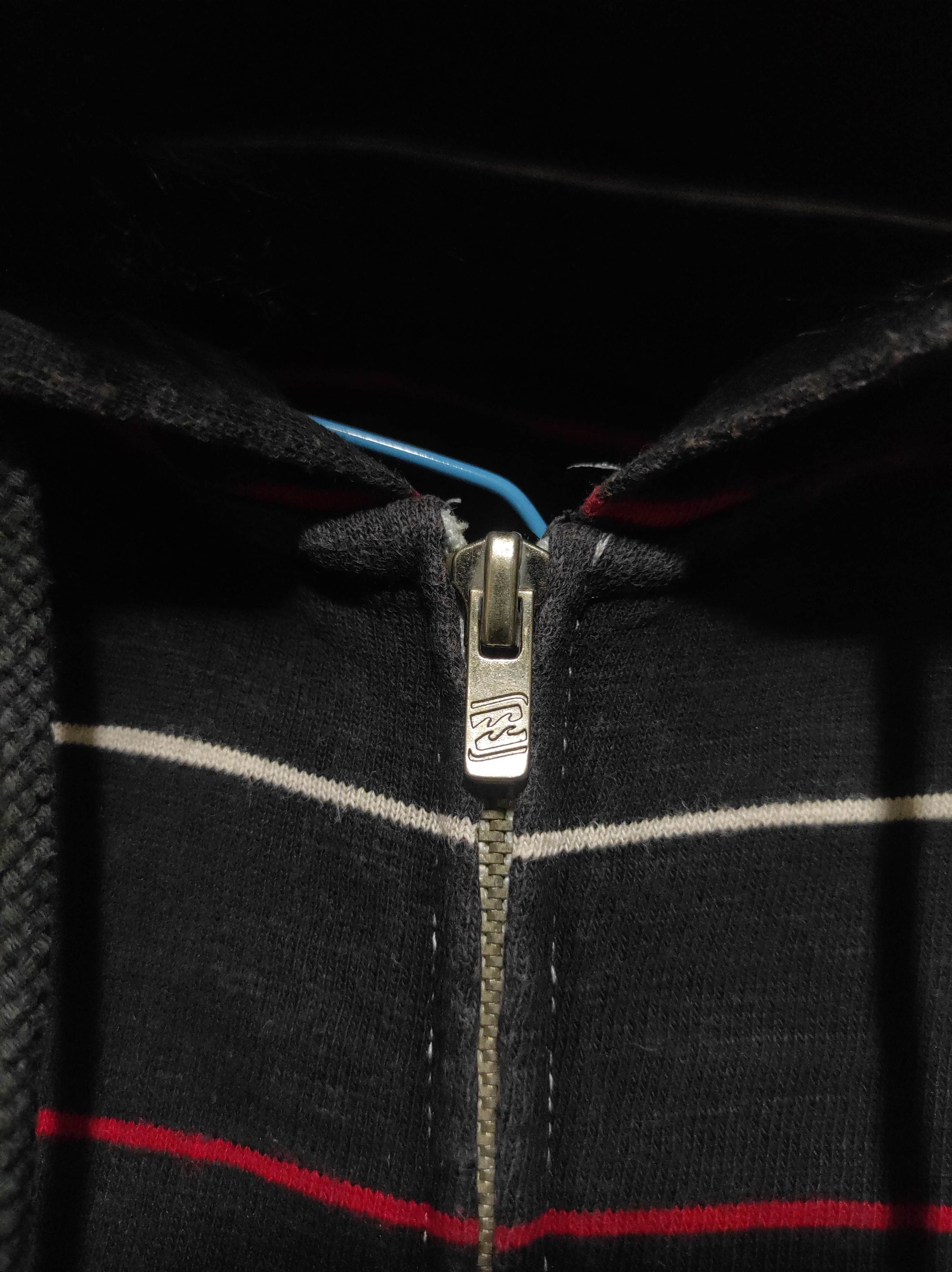 Hysteric Glamour Billabong Stripe Zip Fur Hoodie LGB IfSixWasNine style Size US L / EU 52-54 / 3 - 5 Thumbnail