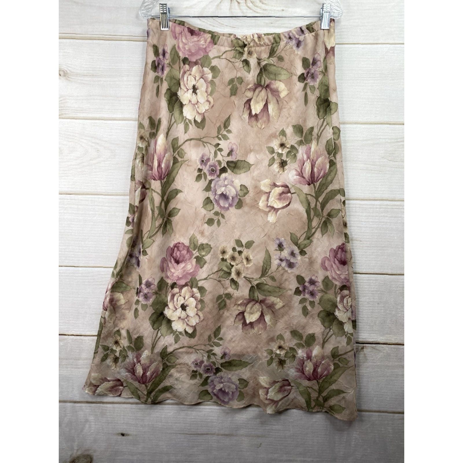 Vintage VINTAGE Jessica Howard Outfit/Set Skirt Shirt 12 Pink Floral Lined Midi Cottagecore Garden Girl Women Size XL / US 12-14 / IT 48-50 - 7 Thumbnail