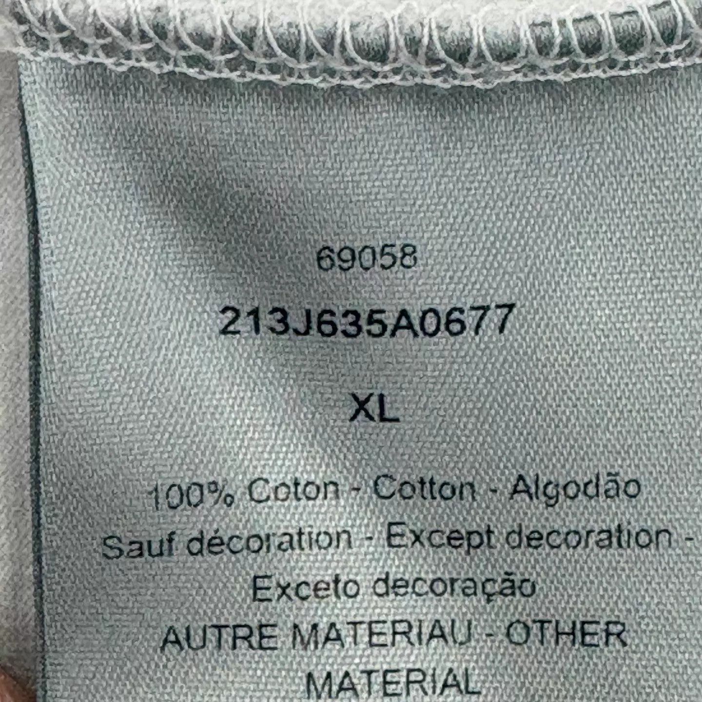 Dior DIOR b/w colorblocked embroidered logo s/s T-shirt Size US XL / EU 56 / 4 - 6 Thumbnail