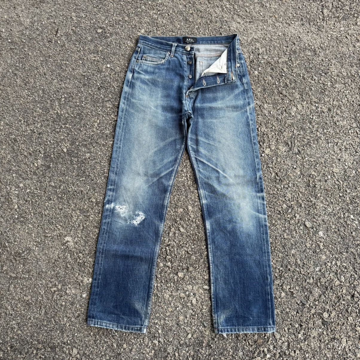A.P.C. × Jean × Vintage VINTAGE APC SELVEGE JEAN DENIM PANTS Size US 29 - 1 Thumbnail