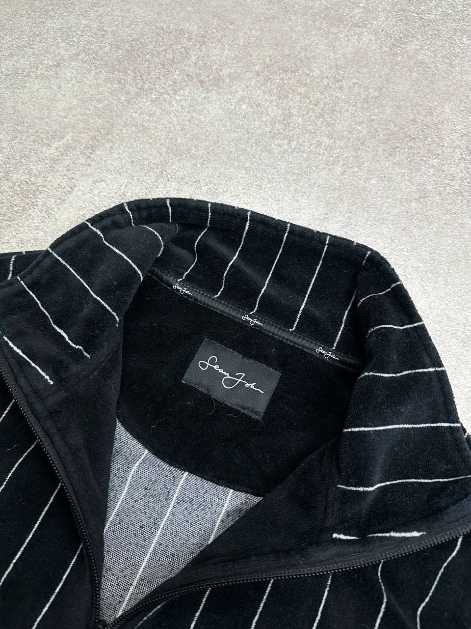 Sean John Vintage Sean John Velour Black Zip Jacket L Size US L / EU 52-54 / 3 - 8 Thumbnail
