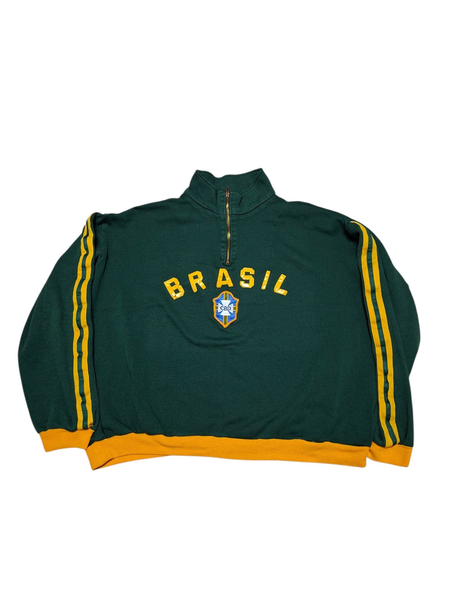 Other BRASIL SOCCER TEAM VINTAGE 70S VERY RARE 1/3 SWEATSHIRT Size US M / EU 48-50 / 2 - 1 Thumbnail