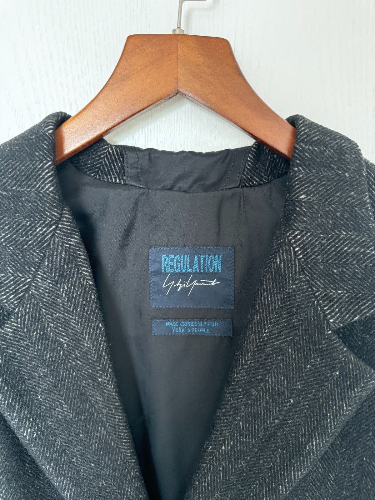Yohji Yamamoto Yohji Yamamoto Patchwork dark grey suit Size 36S - 3 Thumbnail