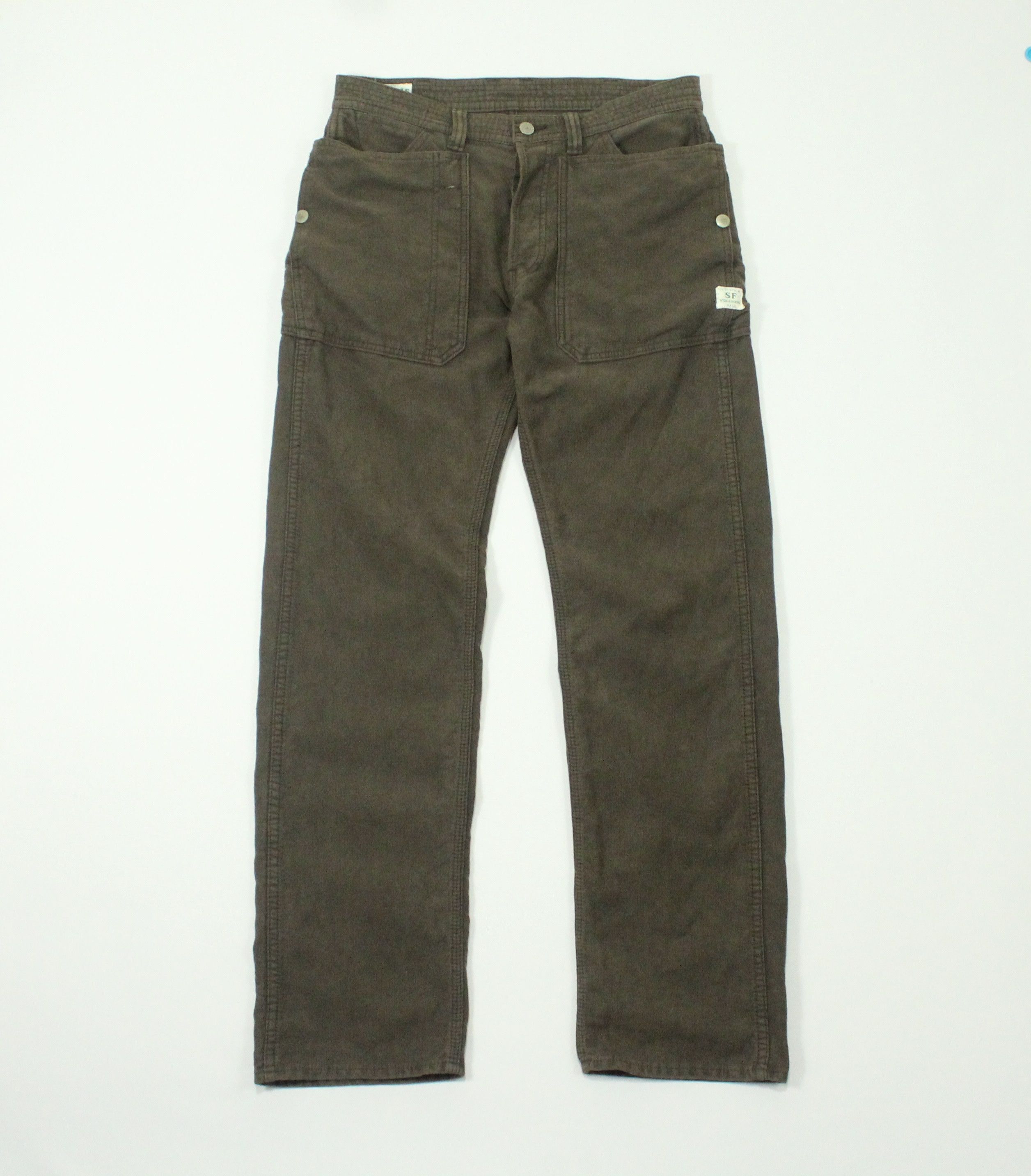 Japanese Brand × Sassafras SASSAFRAS Pants Utility Pockets Cargos Made in Japan Size US 31 - 1 Thumbnail