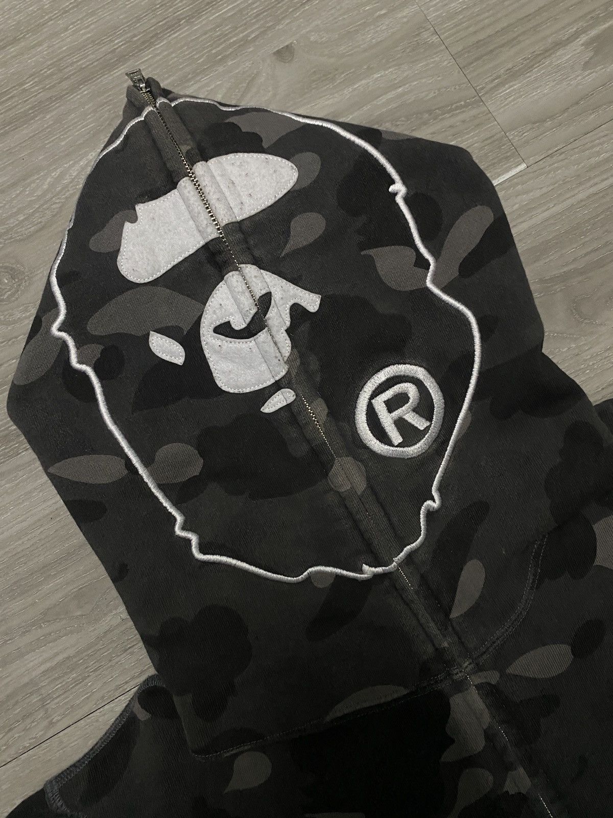 Bape STEAL - BAPE HEAD FULL ZIP BLACK CAMO HOODIE Size US XL / EU 56 / 4 - 2 Thumbnail