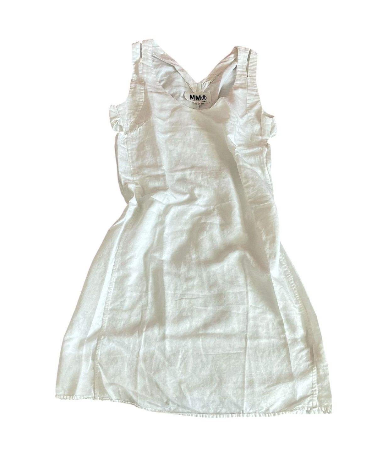 Maison Margiela TAX FREE 🇺🇸 maison martin margiela mm6 white mini dress Size S / US 4 / IT 40 - 1 Thumbnail
