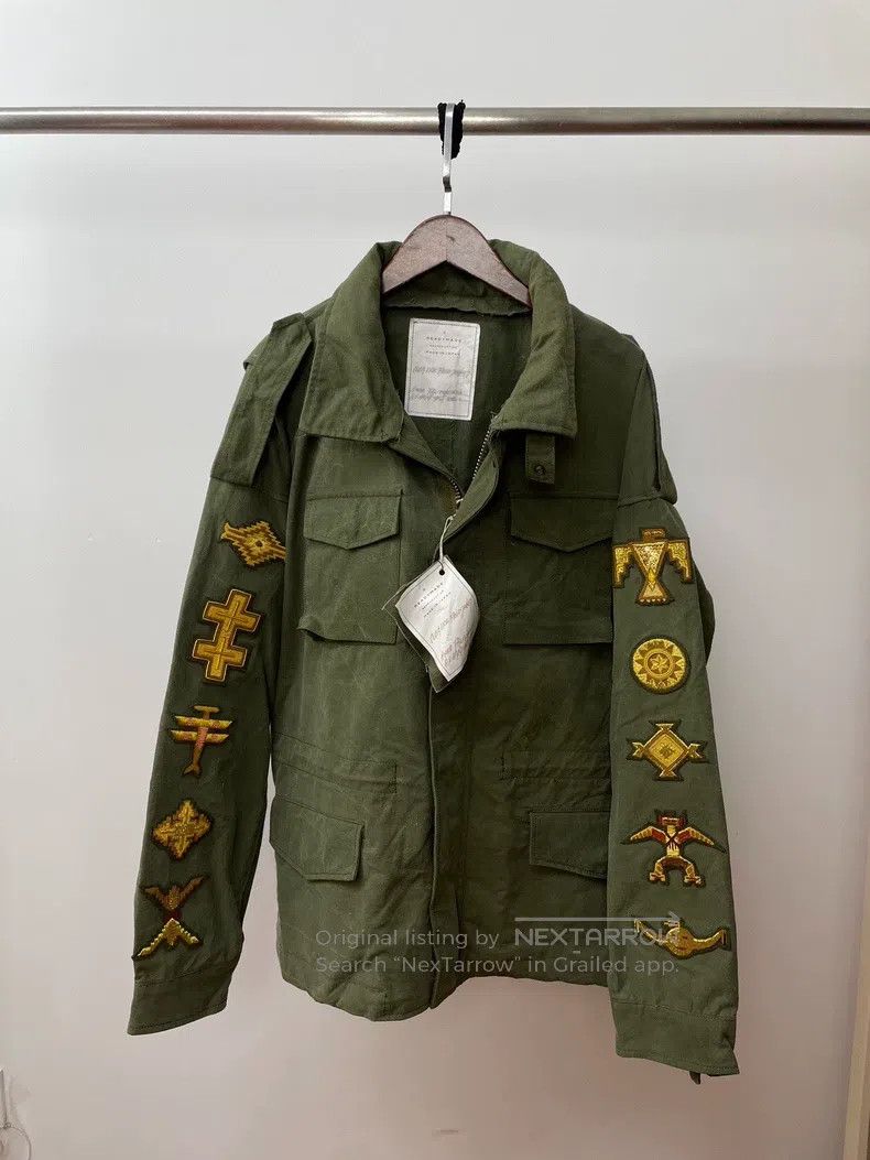 READYMADE Ready Made Jacket Trench Coat, Military Tent Fabric, Antiq Size US M / EU 48-50 / 2 - 1 Thumbnail