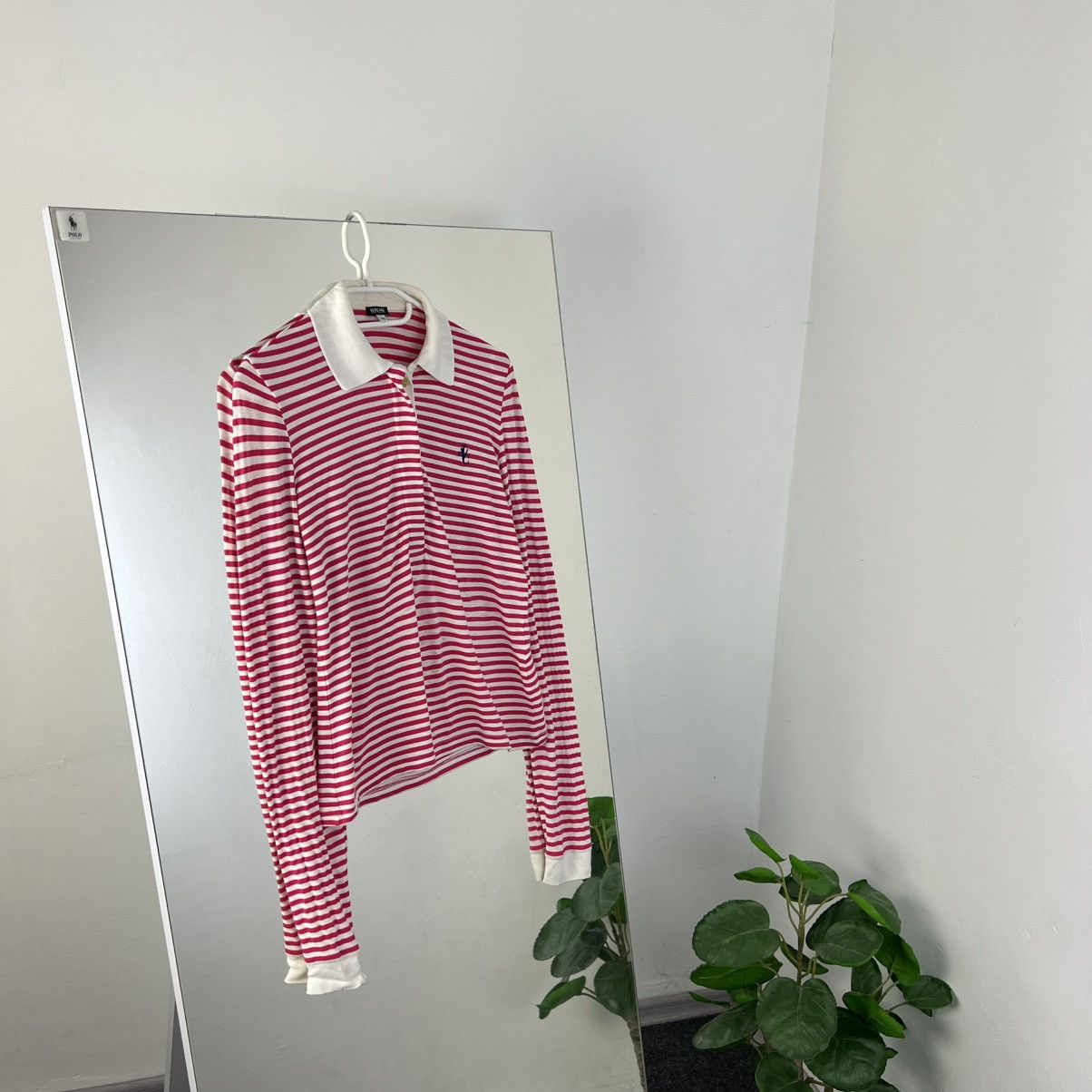 Versace Jeans Couture Vintage Versace Jeans Couture Striped Rugby Long Sleeve Size M / US 6-8 / IT 42-44 - 1 Thumbnail