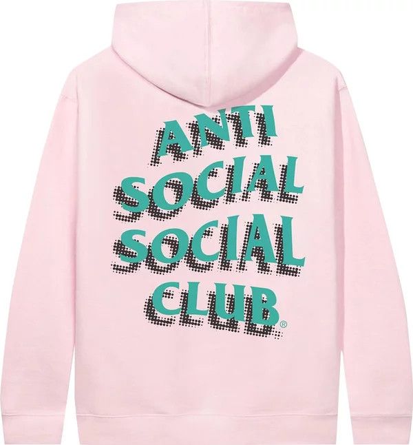 Anti Social Social Club Toned Down Pink Hoodie DS ASSC