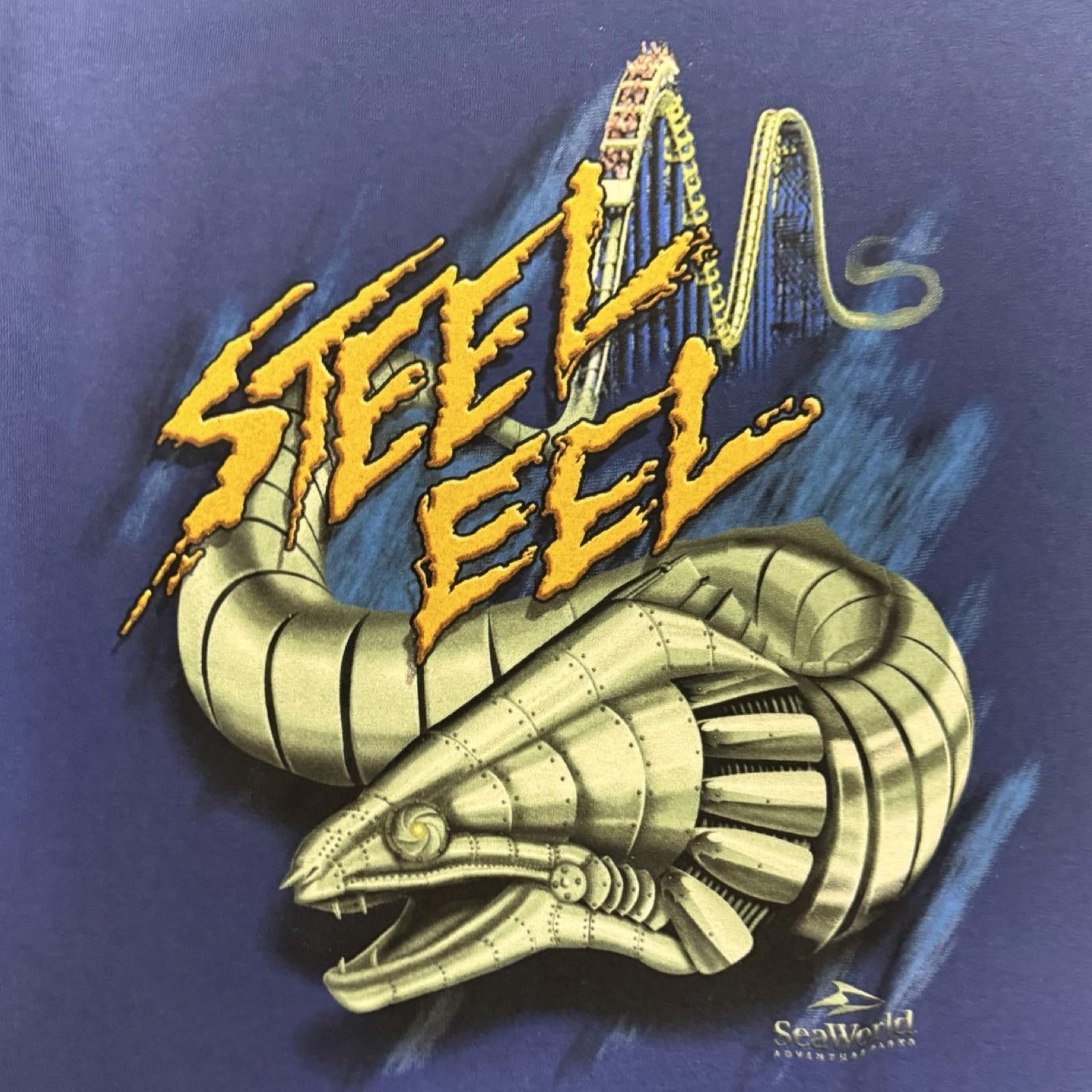 Gildan SeaWorld Steel Eel -- XL -- Size US XL / EU 56 / 4 - 2 Thumbnail