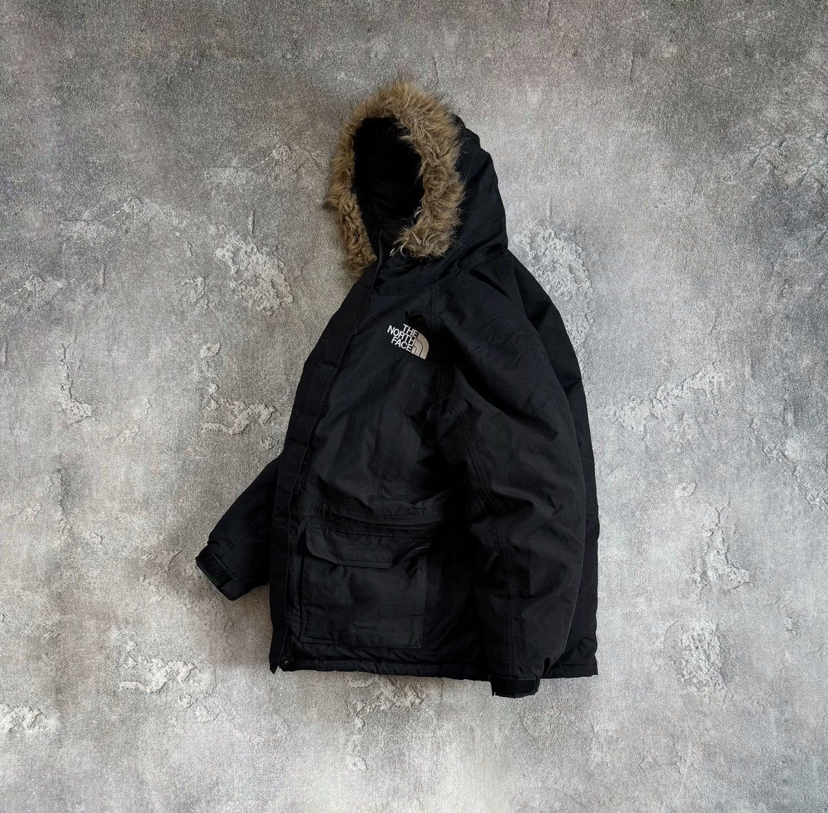 The North Face The North Face S/size down jacket parka fur faux hooded Size S / US 4 / IT 40 - 1 Thumbnail