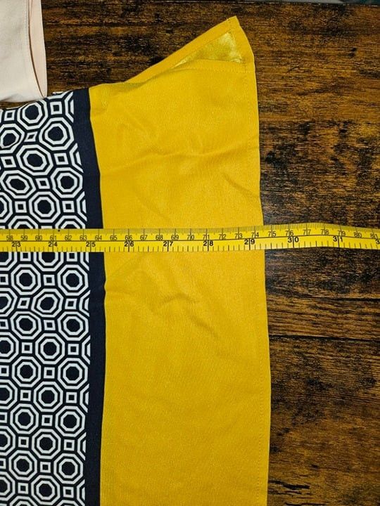 Tory Burch NWT Tory Burch Tunic Aston Silk Geometric Pink Mustard Medi Size M / US 6-8 / IT 42-44 - 6 Thumbnail