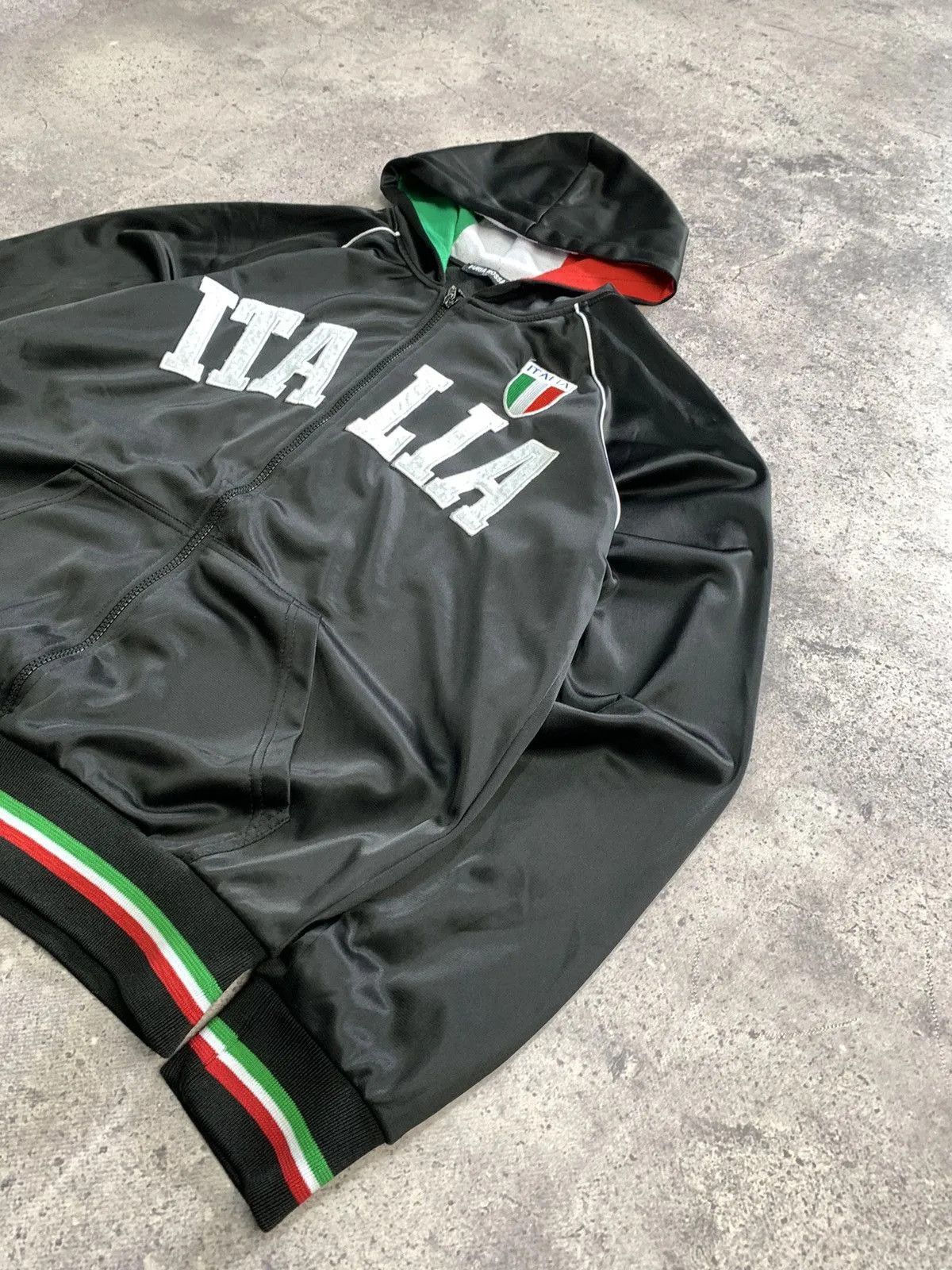 Italic Vintage Zip Hoodie Italy blockcore faded sk8 y2k Size US XL / EU 56 / 4 - 1 Thumbnail