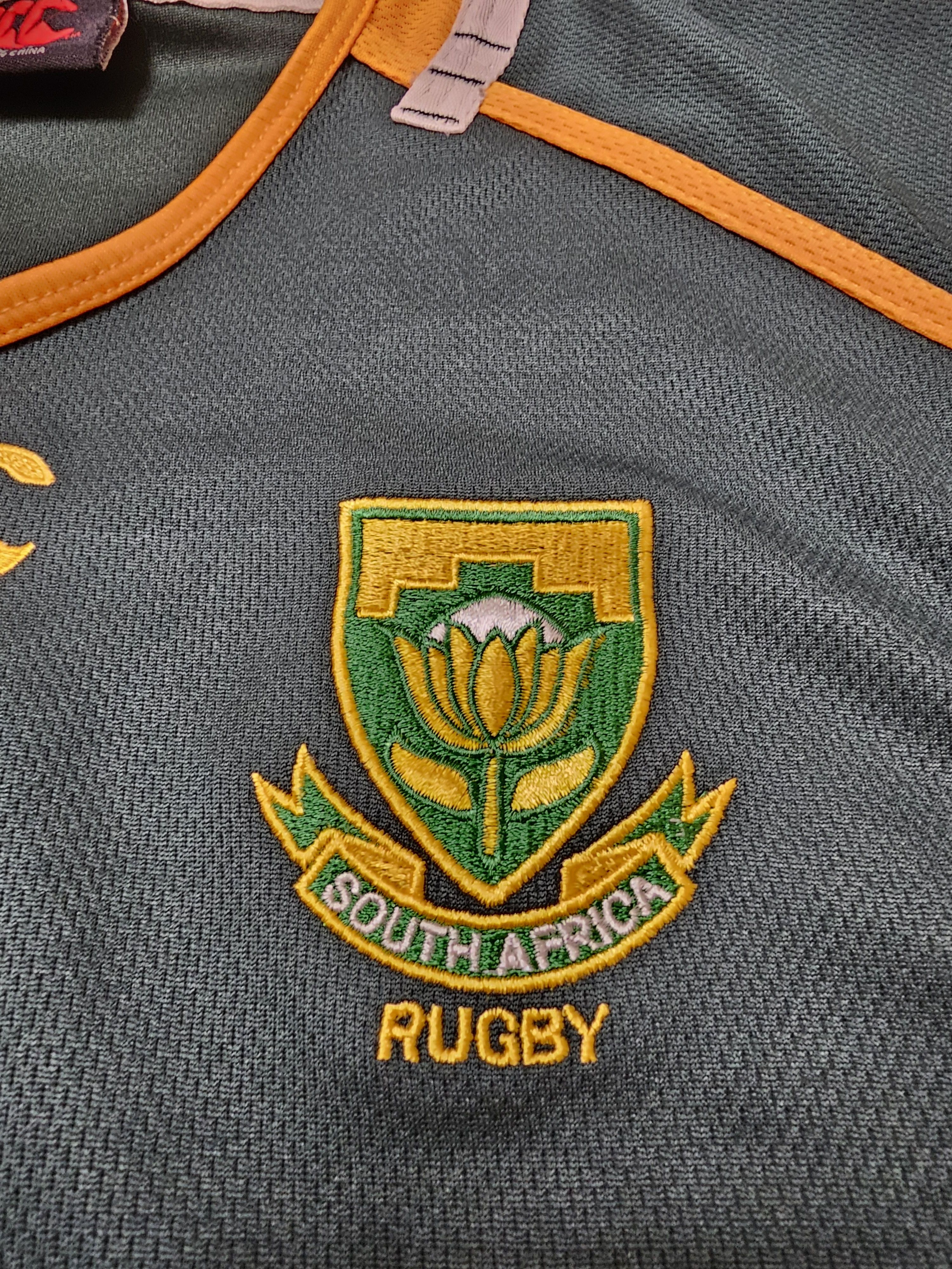 Canterbury of New Zealand SOUTH AFRICA RUGBY JERSEY 2011 WORLD CUP UNION RUGBY JERSEY Size US M / EU 48-50 / 2 - 4 Thumbnail