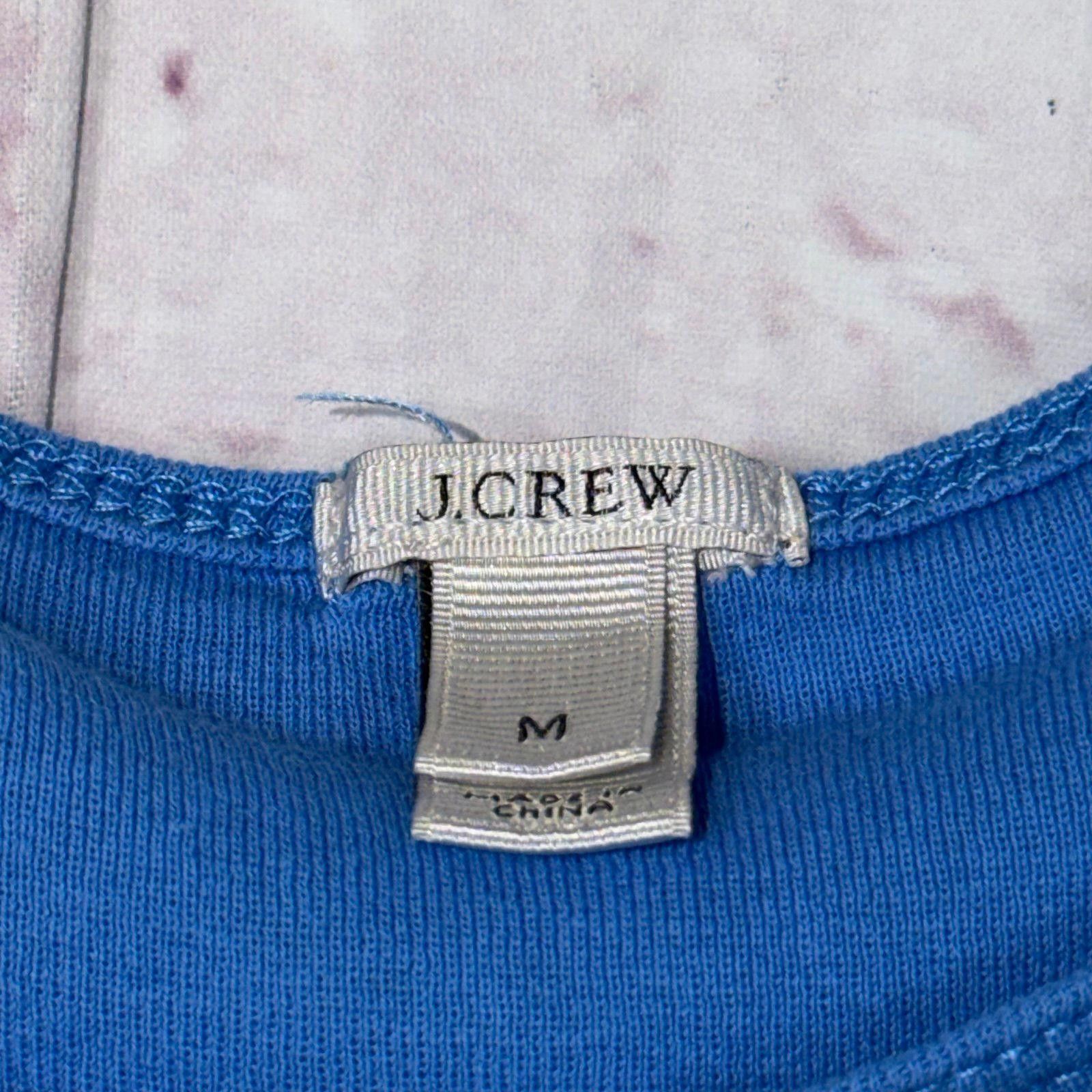 J.Crew J.Crew Women's Blue Tank Top - Size M Size M / US 6-8 / IT 42-44 - 4 Thumbnail