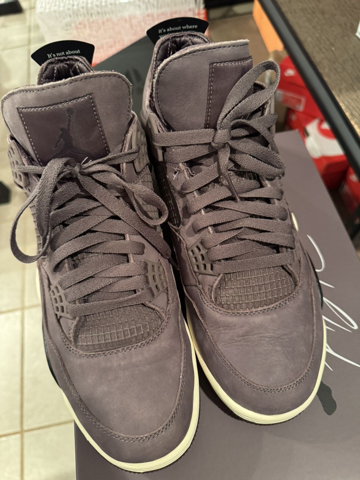 A Ma Maniere × Nike Air Jordan 4 Retro Sp / A ma maniere Size US 11 / EU 44 - 2 Thumbnail