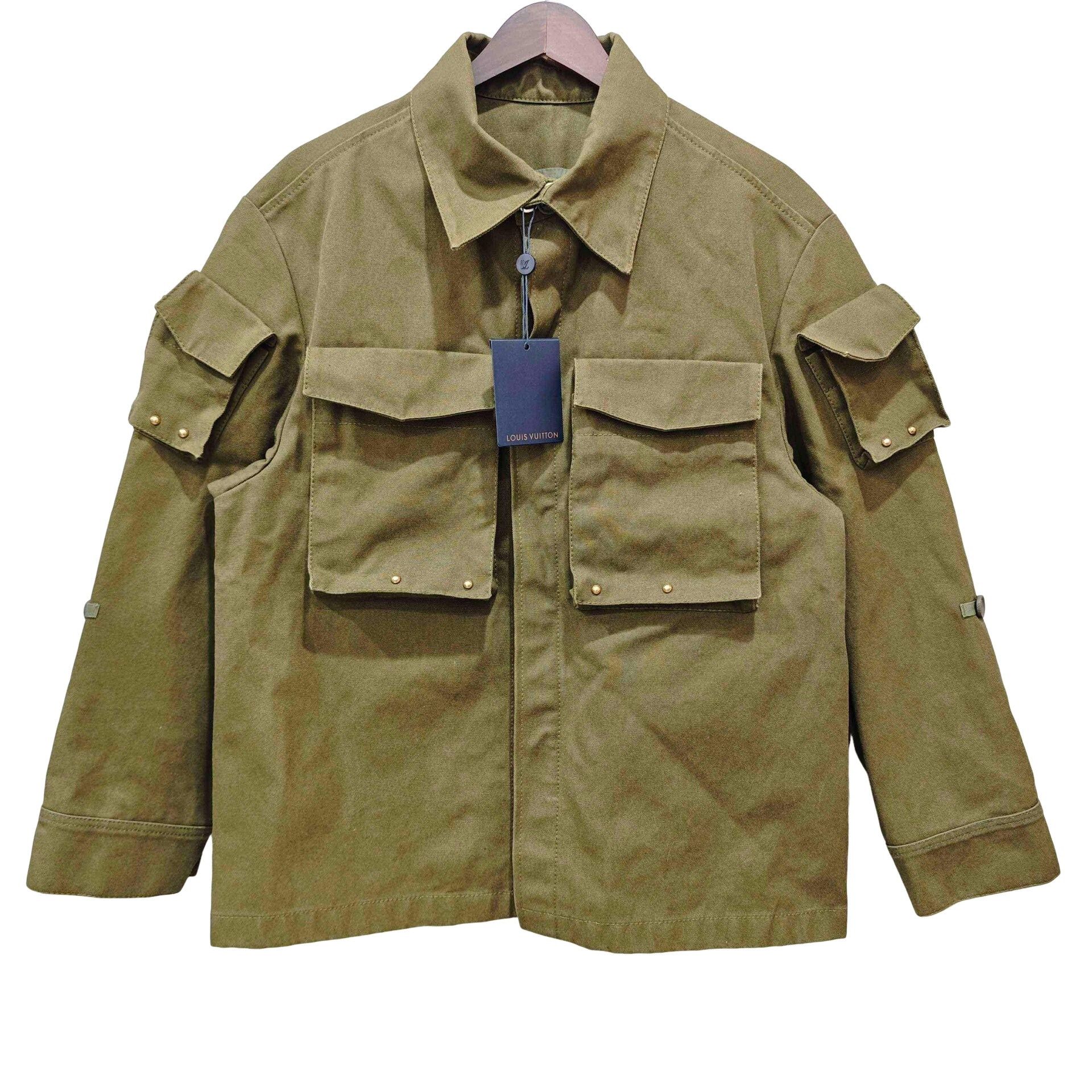Louis Vuitton Louis Vuitton Studded Cotton Work Jacket L Size US L / EU 52-54 / 3 - 1 Thumbnail