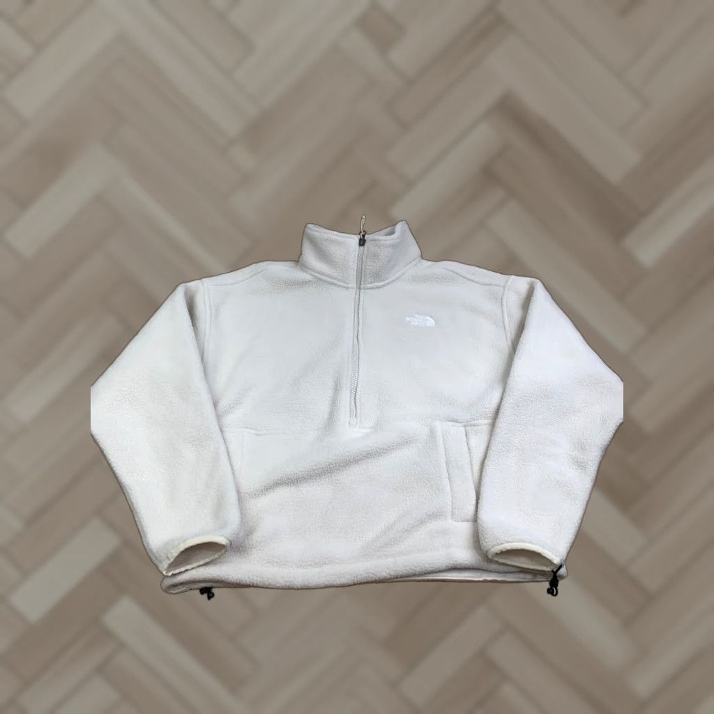 The North Face The North Face Reset Sherpa 1/2 Zip Pullover Womens S Ivory Casual Sweatshirt Pullover 1/2 Zip The North Face 12886 Size S / US 4 / IT 40 - 1 Thumbnail