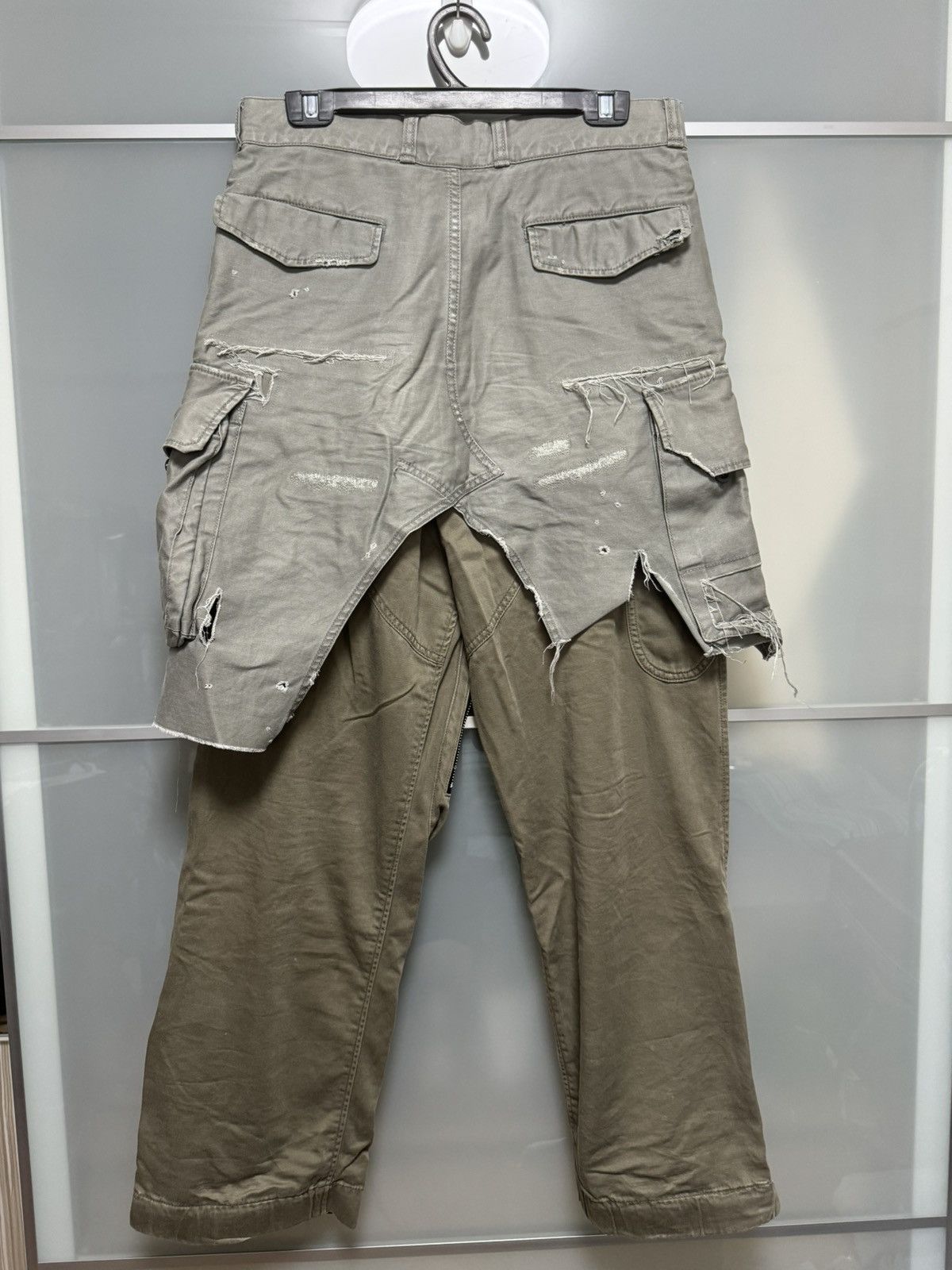 Maison MIHARA YASUHIRO Miharayasuhiro Layered Cargo Pants Size US 31 - 2 Thumbnail