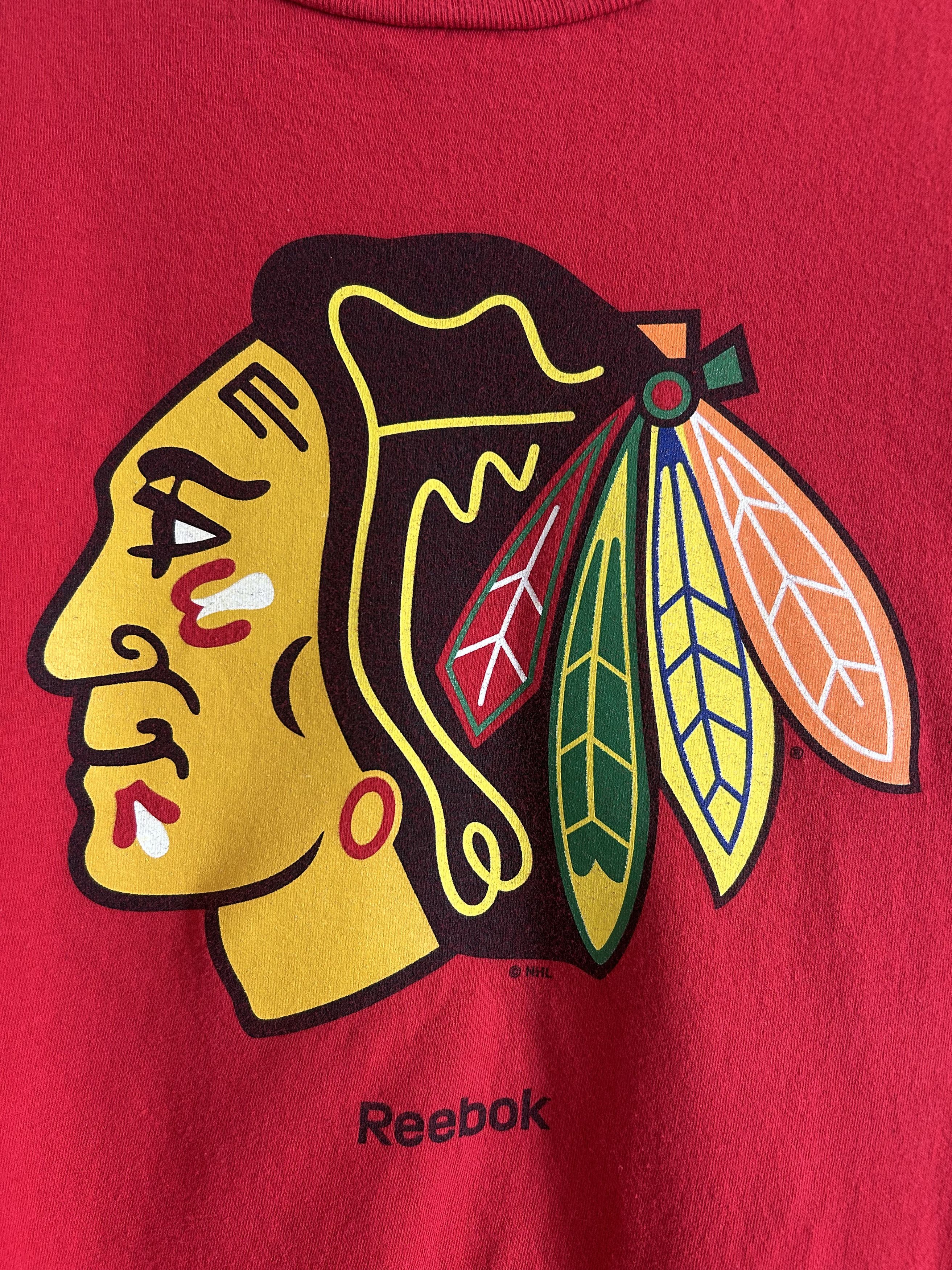 NHL × Reebok × Vintage Vintage Chicago Blackhawks Reebok NHL Tee – Size L Size US L / EU 52-54 / 3 - 3 Thumbnail