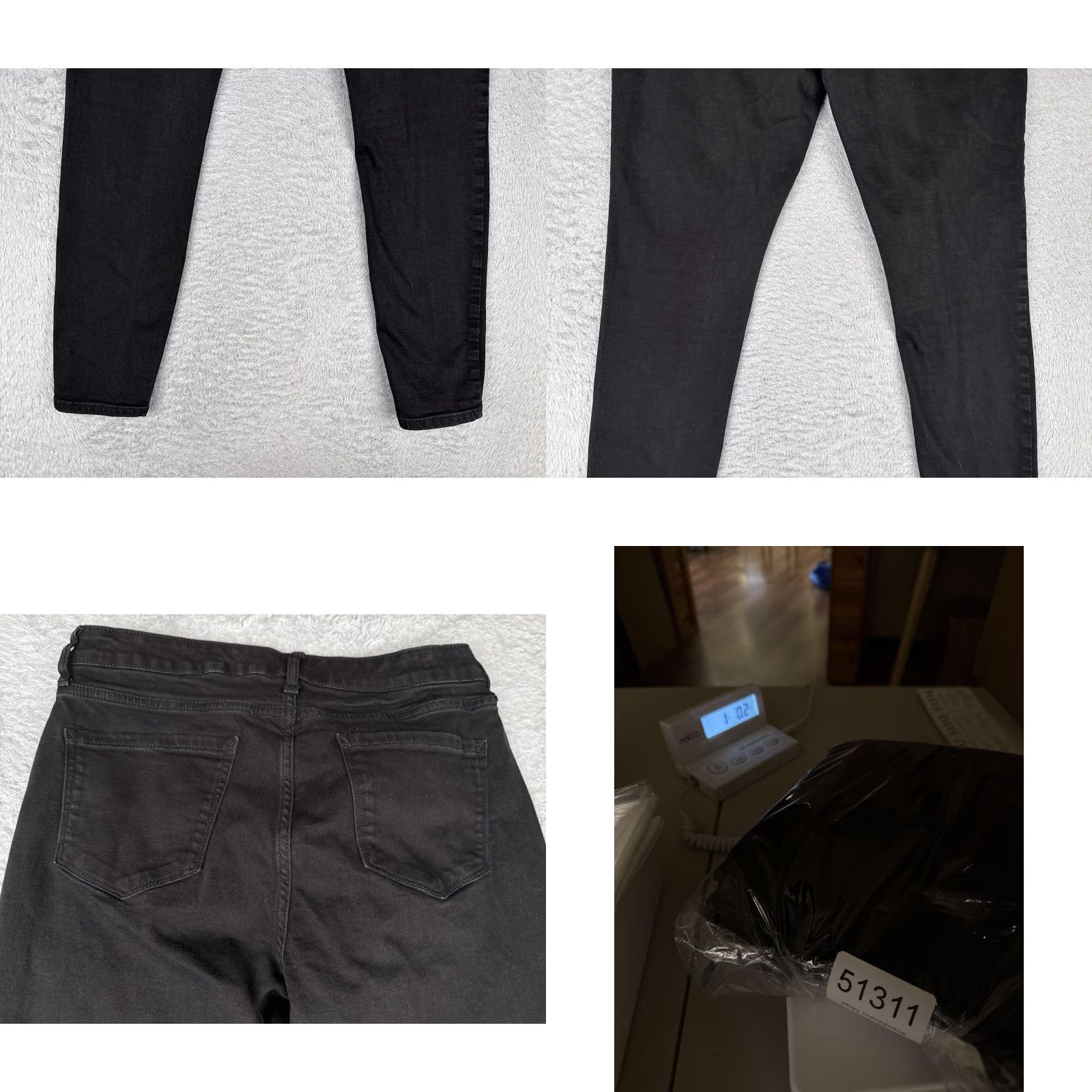 Denime VINTAGE? No — (Skip, since not vintage) a.n.a A New Approach Jeans Women's 10 Black Mid Rise Skinny Stretch Denim Pants Size 32" / US 10 / IT 46 - 10 Thumbnail