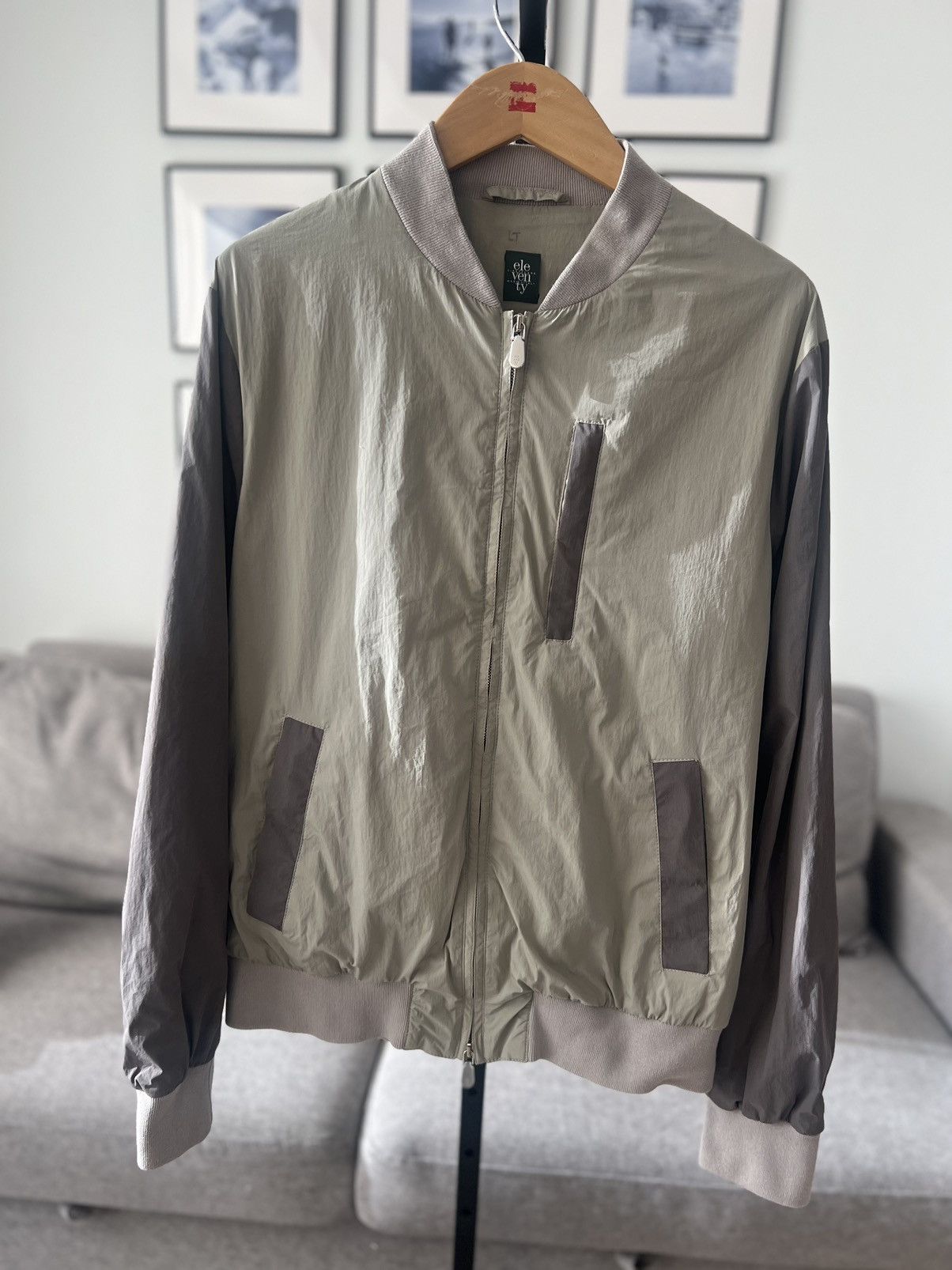 Designer × Eleventy Eleventy Bomber Windbreaker Jacket Designer Size US XL / EU 56 / 4 - 1 Thumbnail