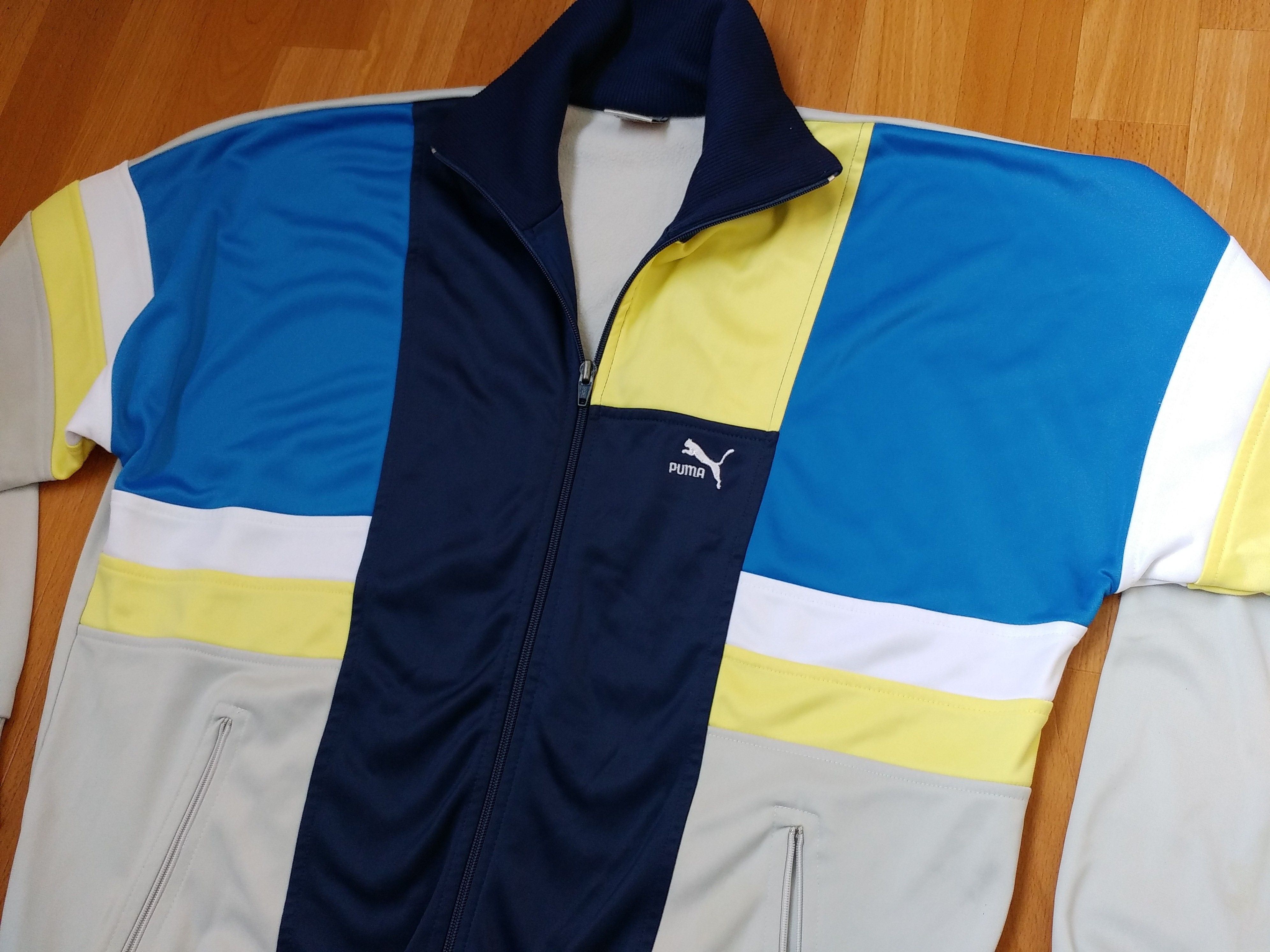 Puma × Vintage PUMA jacket, vintage track top 90s hip-hop clothing, 1990s L Size US L / EU 52-54 / 3 - 5 Thumbnail