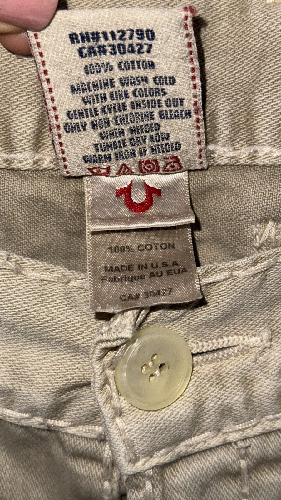 True Religion × Vintage True Religion Vintage Jeans Size US 34 / EU 50 - 5 Thumbnail