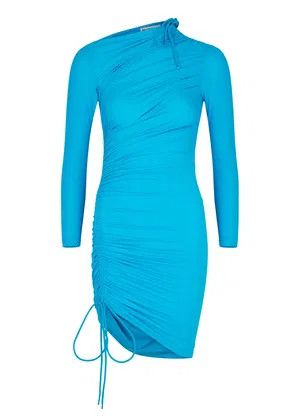 Balenciaga o1y0625 Mini Dress in Azure Size XS / US 0-2 / IT 36-38 - 1 Thumbnail