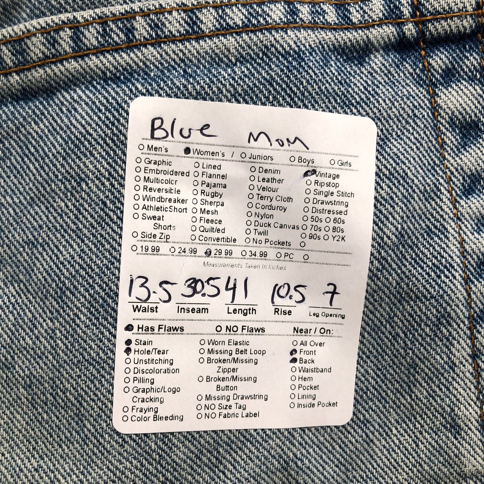 Calvin Klein Vintage Calvin Klein 5 Pocket Jean Sandblast Jeans Womens 8 Size 30" / US 8 / IT 44 - 2 Thumbnail