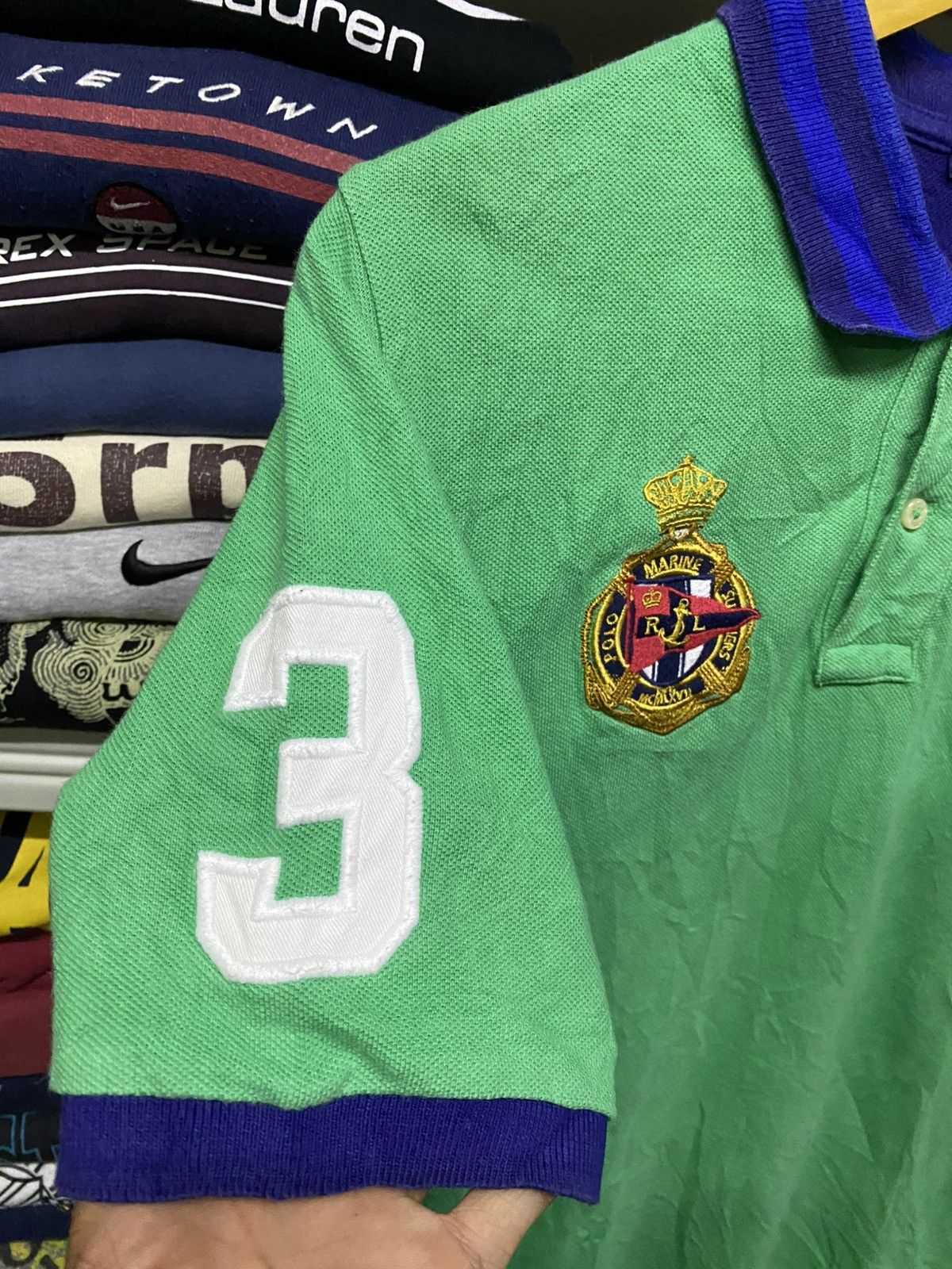 Polo Ralph Lauren Rare polo ralph lauren poli tee Size US M / EU 48-50 / 2 - 3 Thumbnail