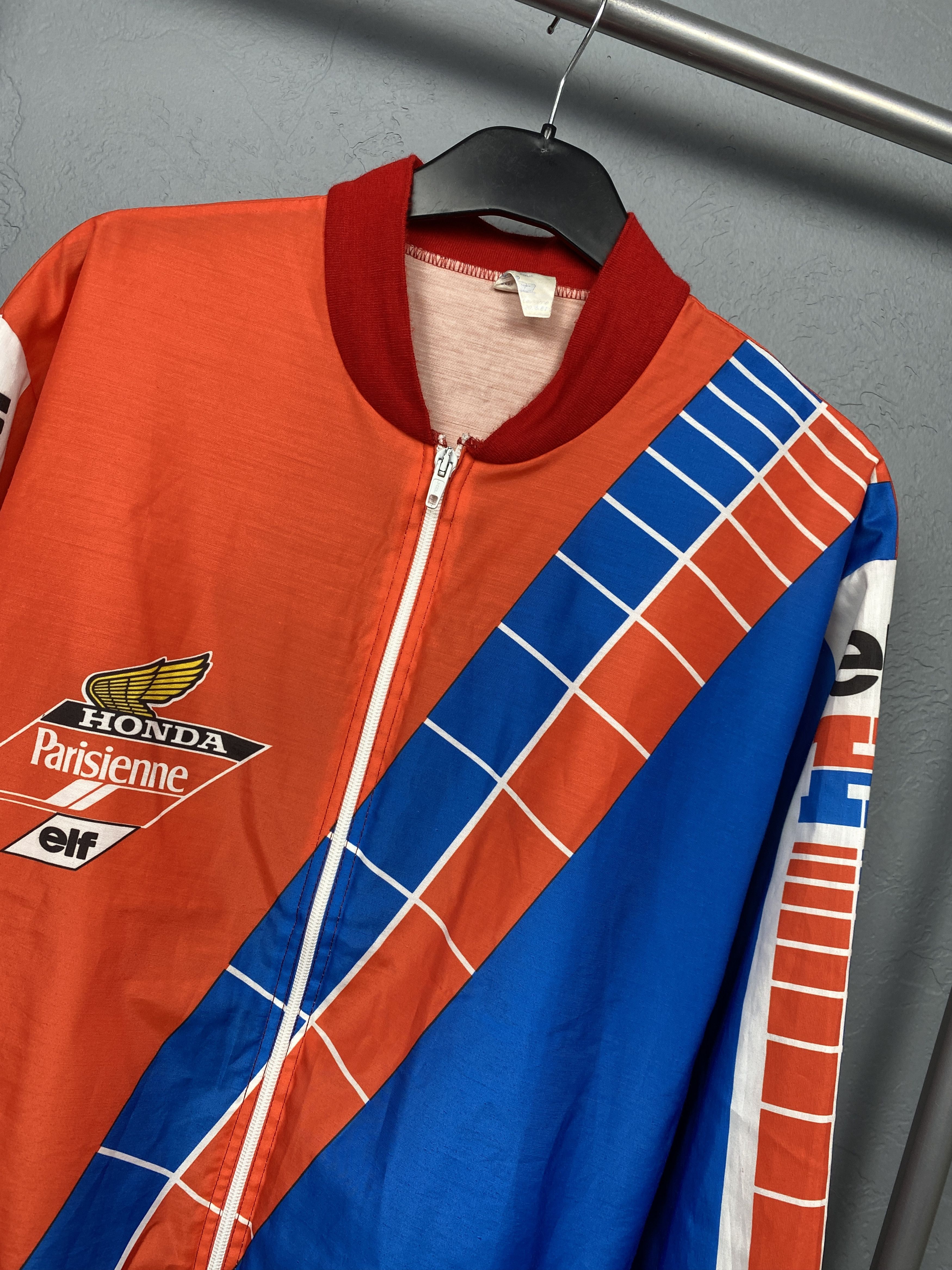 Honda × Vintage Honda 90s Vintage Mens Light Bomber Jacket Made in Italy Size US L / EU 52-54 / 3 - 2 Thumbnail