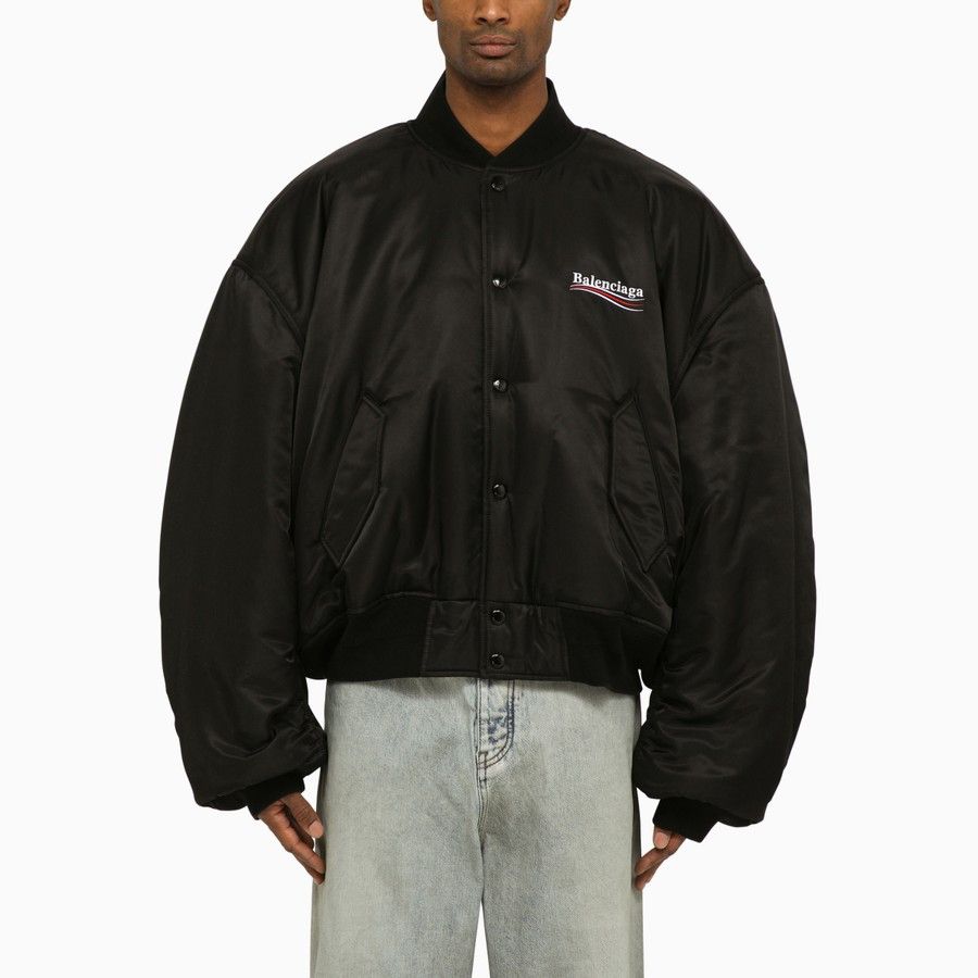 image of Balenciaga O1D2Blof0224 Jacket In Black, Men's (Size Medium)