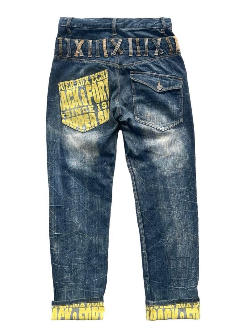 Japanese Brand Japanese Brand Double Waist Jeans Size US 32 / EU 48 - 3 Thumbnail